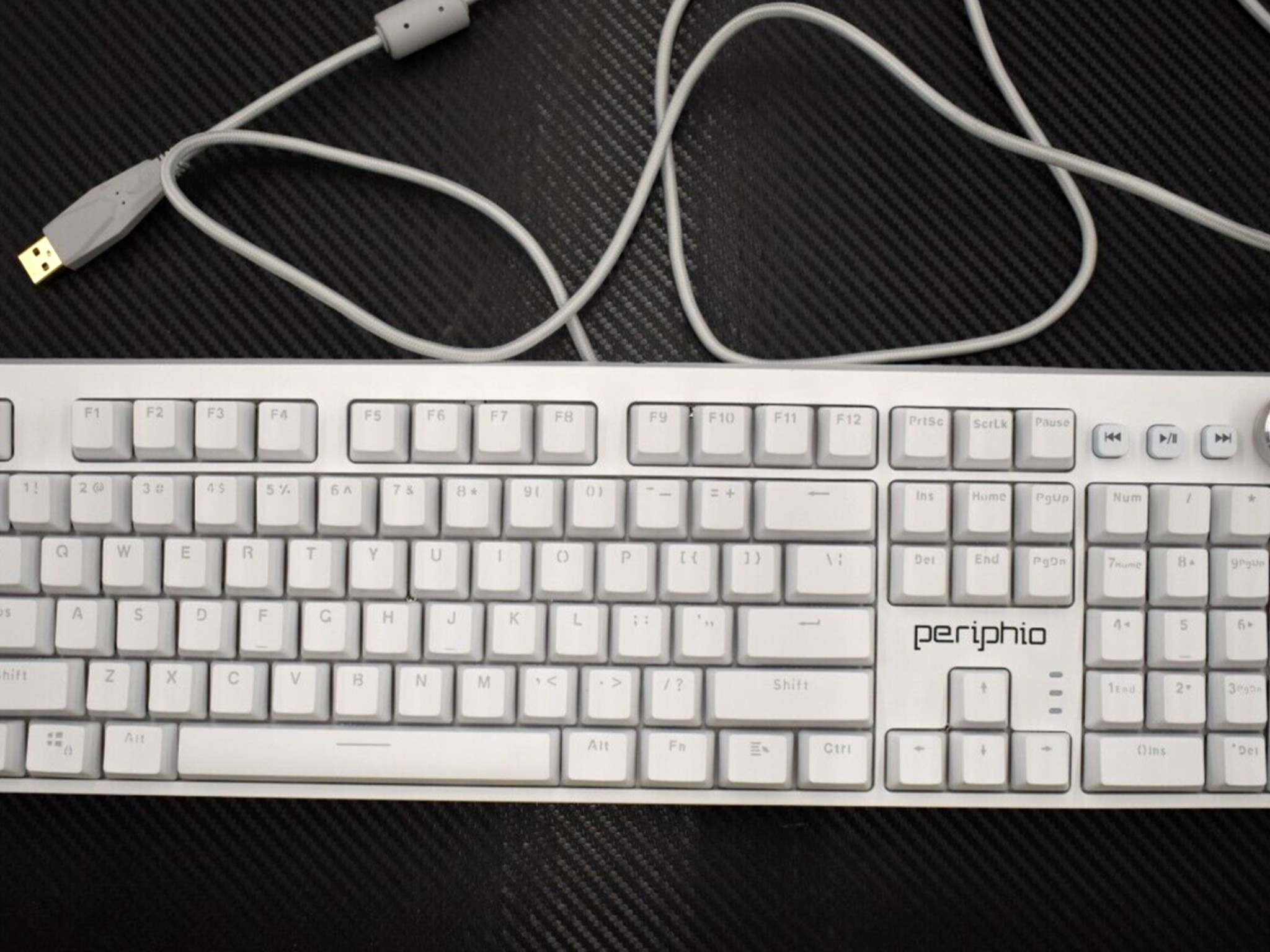 Periphio USB Wired RGB Gaming Keyboard (PERMCBX35)