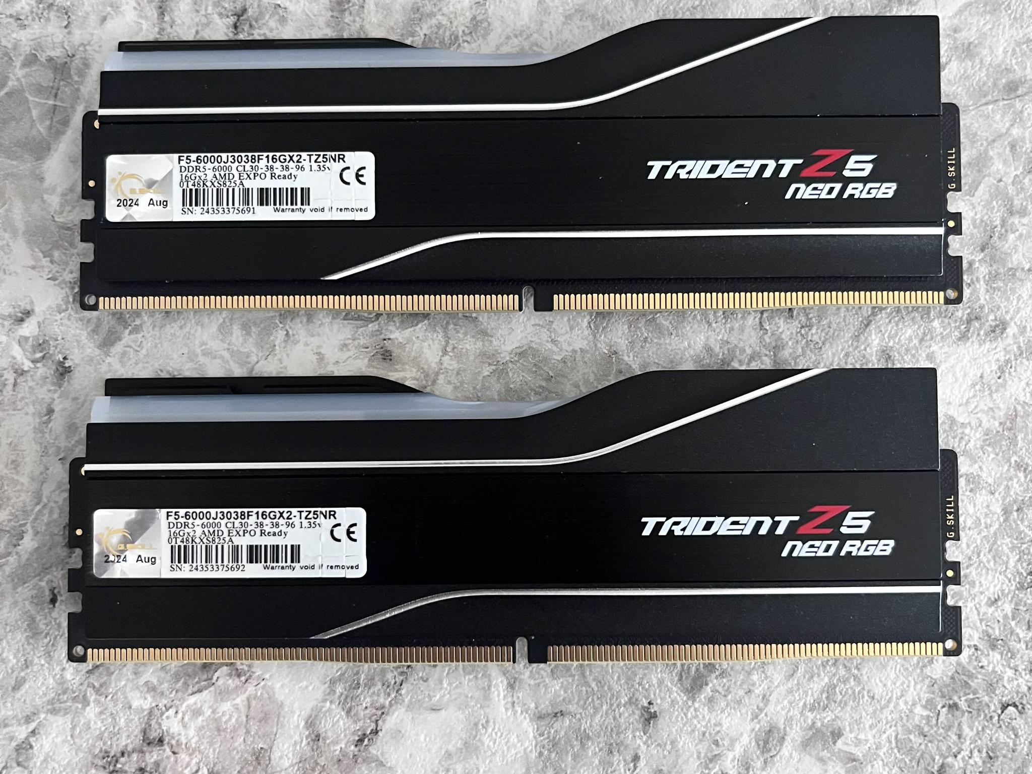 Trident Z5 NRGB Series 32GB DDR5 Ram 6000MT/s CL30 (2x16GB)