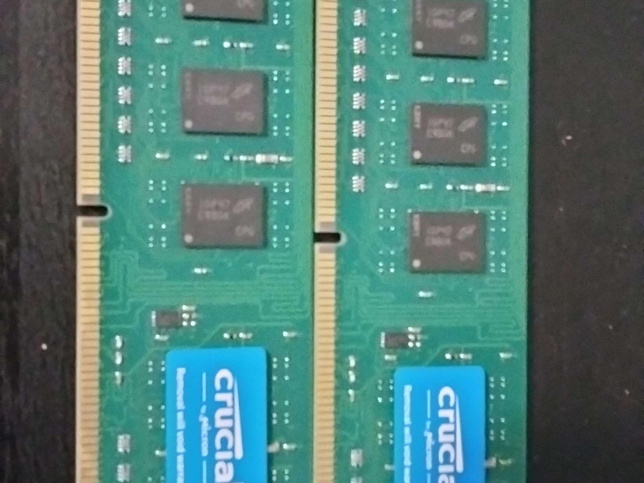 Crucial 8GB DDR3L-1600 UDIMM Desktop Memory RAM 8GB Kit 2x4GB (read description)