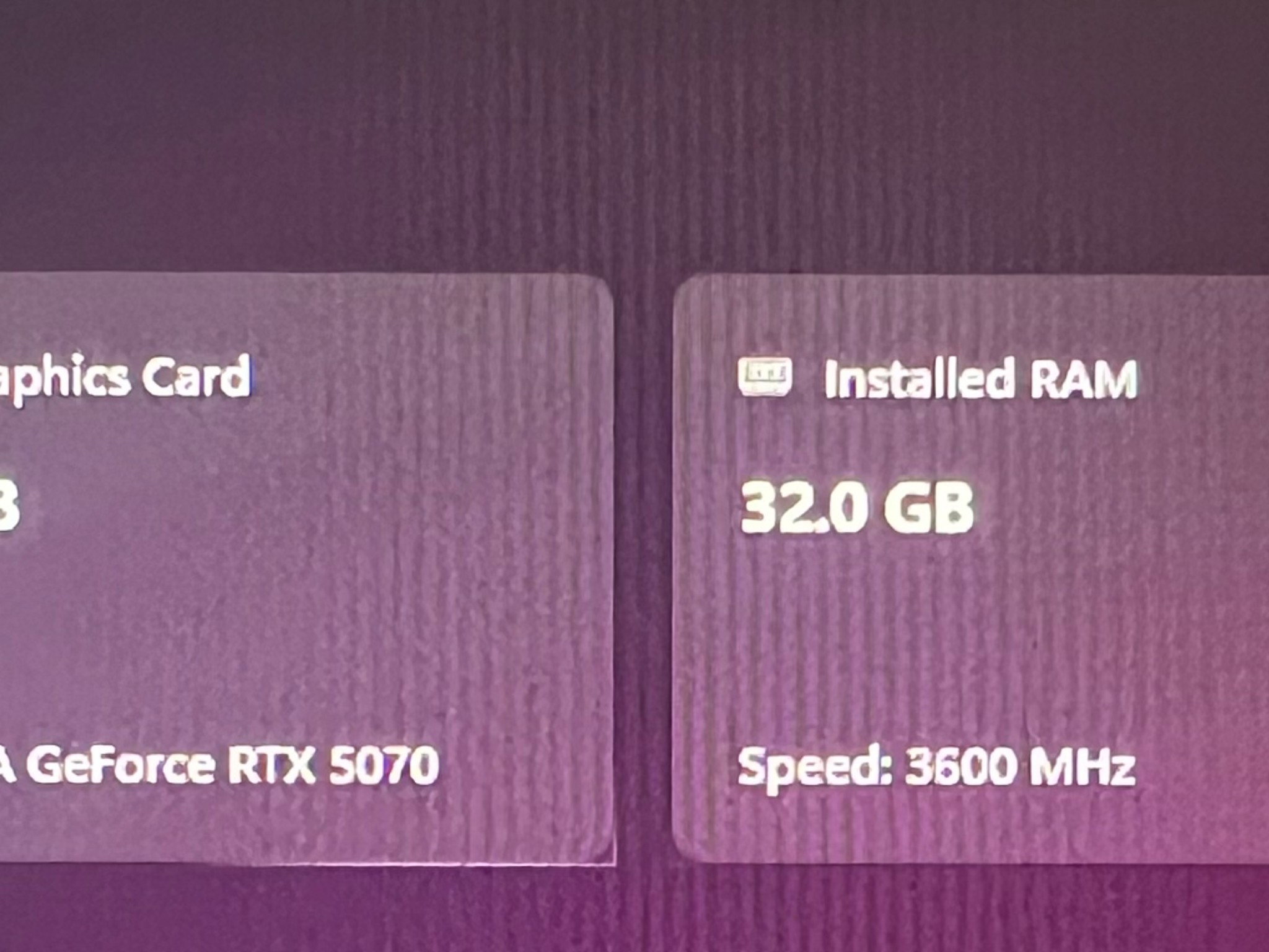ROG Strix B550-F / Ryzen 9 5900X / 32GB DDR4 @ 3600MHZ