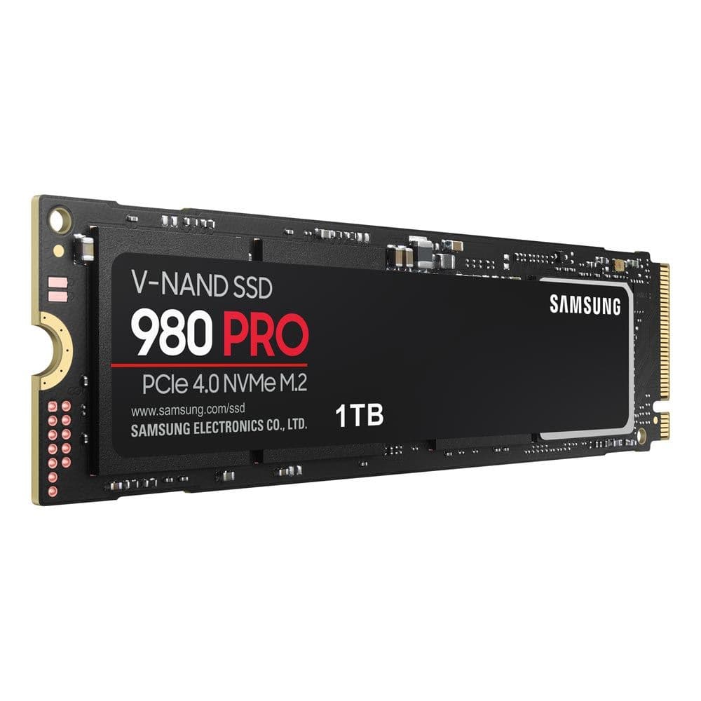 Samsung 980 Pro SSD 1TB M.2 NVMe Interface PCIe Gen 4x4 Internal Solid State Drive