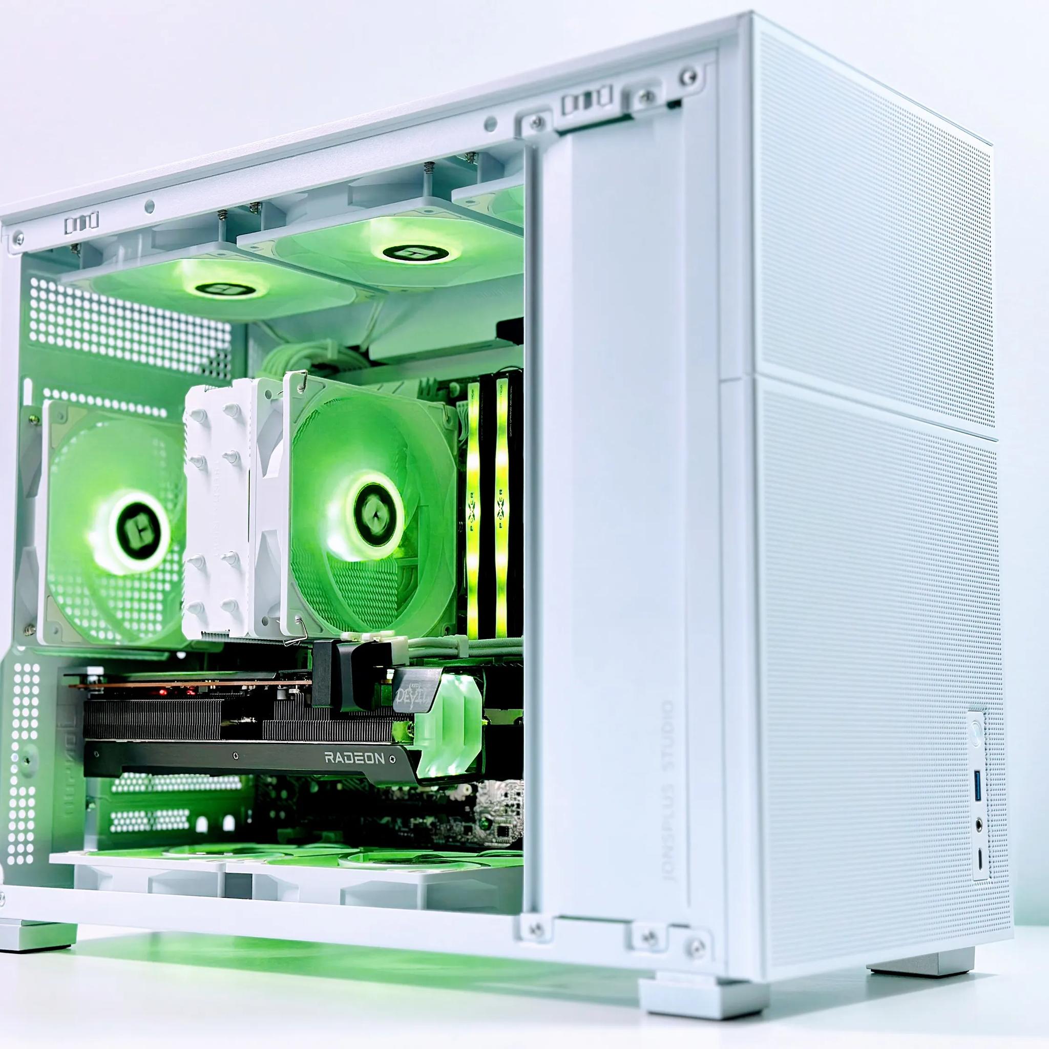 💚🦖Gaming PC🦖RX 6600 XT 8GB 🦖Intel i5 10400F 6-core🦖16GB DDR4🦖1TB  NVME