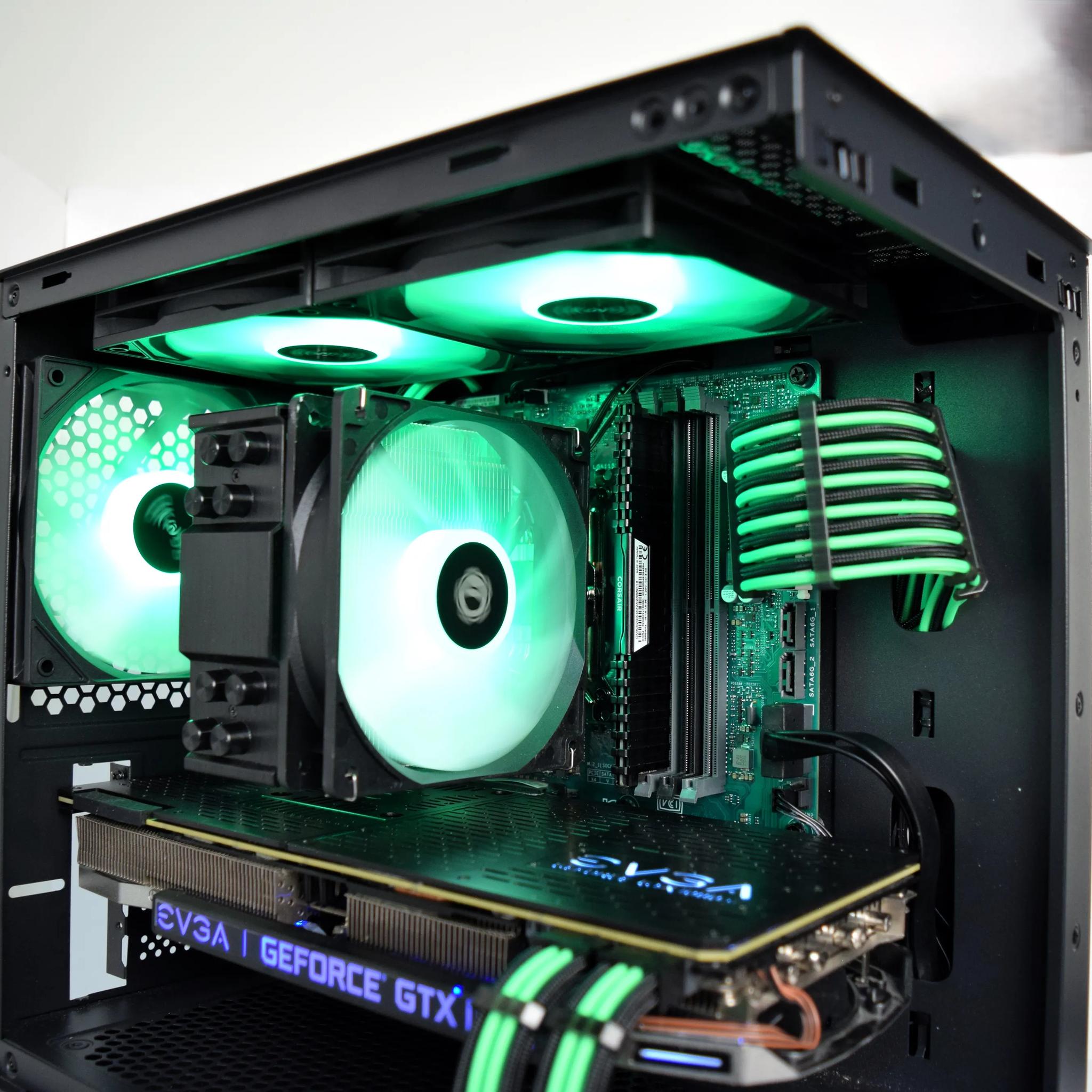 Fresh Build! Intel i7 7700 | GTX 1080ti 11GB | 16gb Ram | 512 GB Storage | Okinos 3 Fish Tank Case