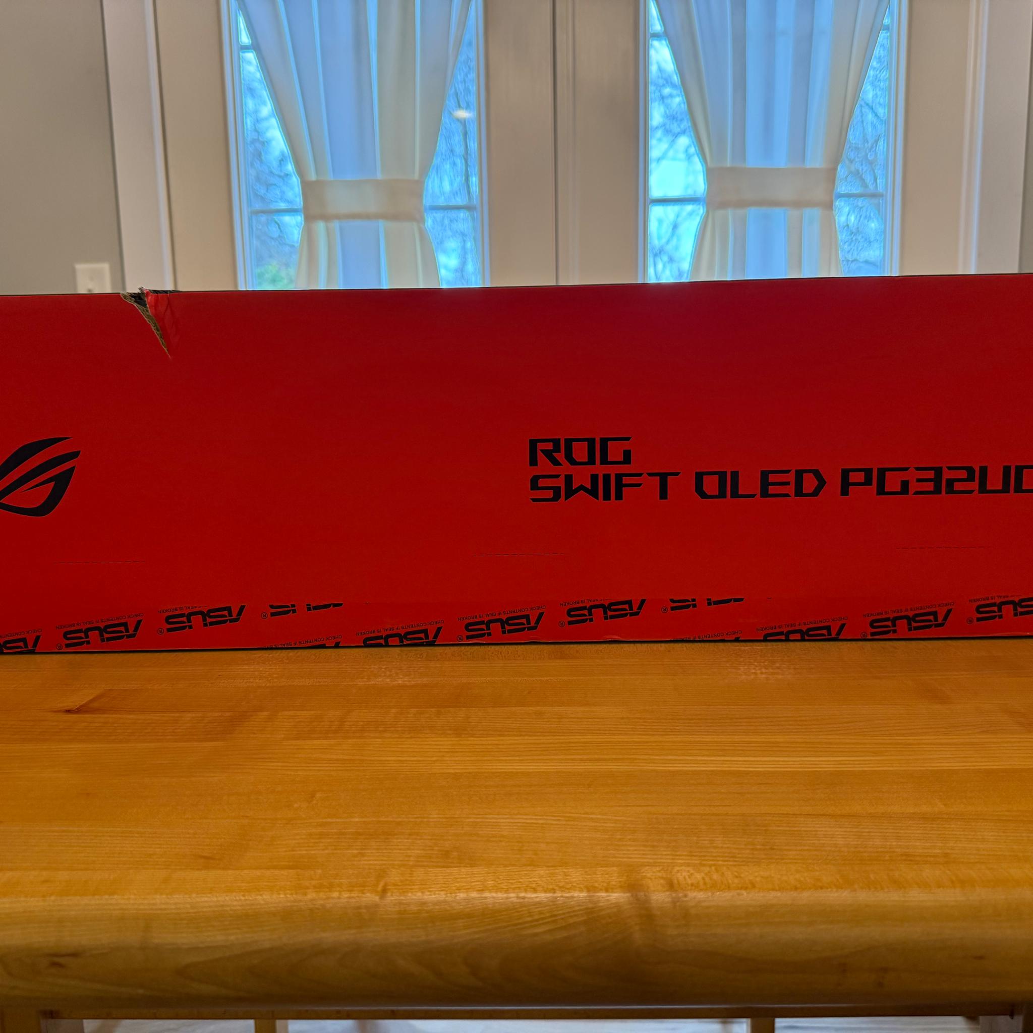 BNIB: 32” ROG Swift OLED PG32UCDM Monitor