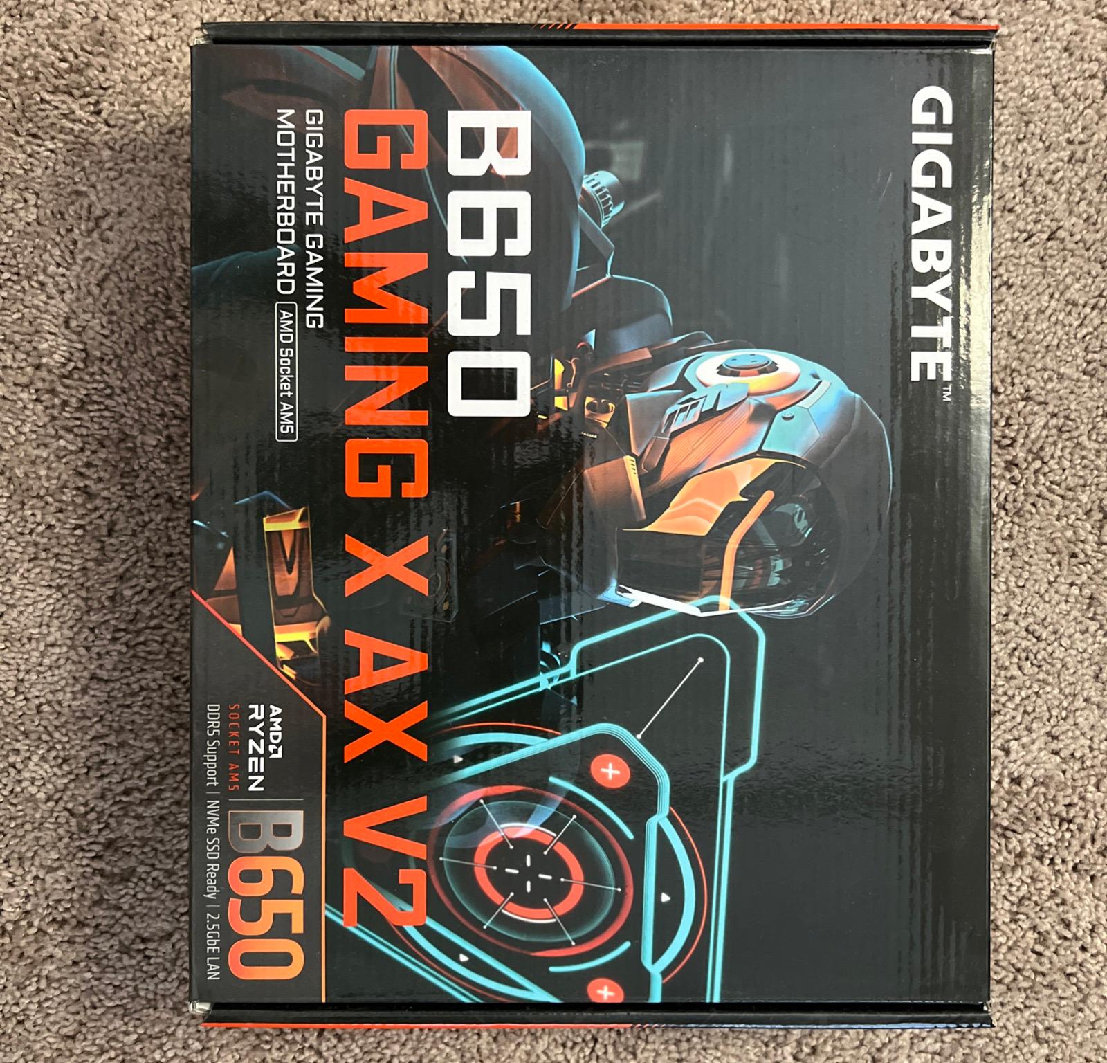 BNIB Gigabyte B650 X AX V2 AM5 motherboard