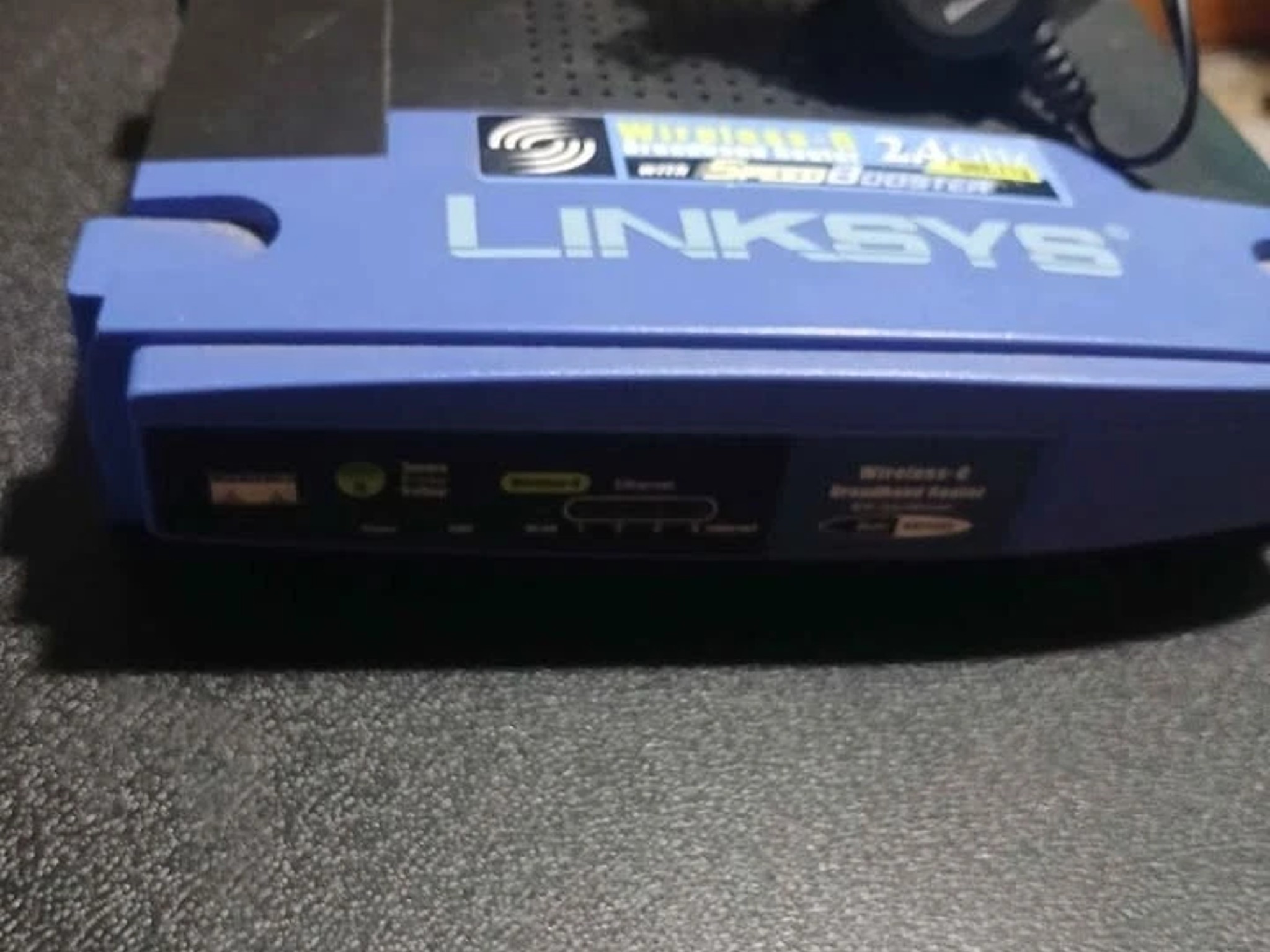 Linksys WRT54GS V7.2 Wireless-G Broadband Router with Speed Booster 2.4GHz