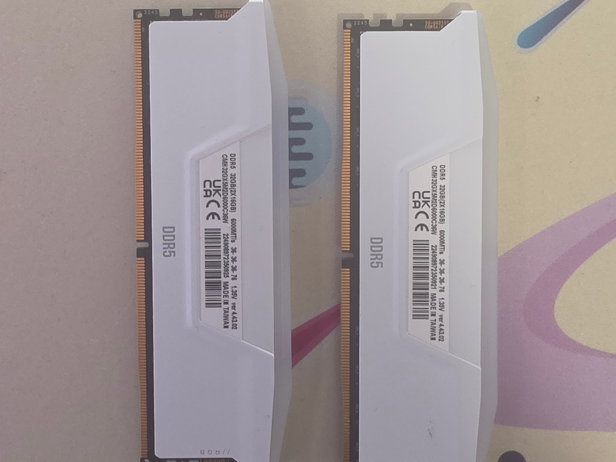 Corsair Vengeance RGB 32 GB ddr5 6000mhz