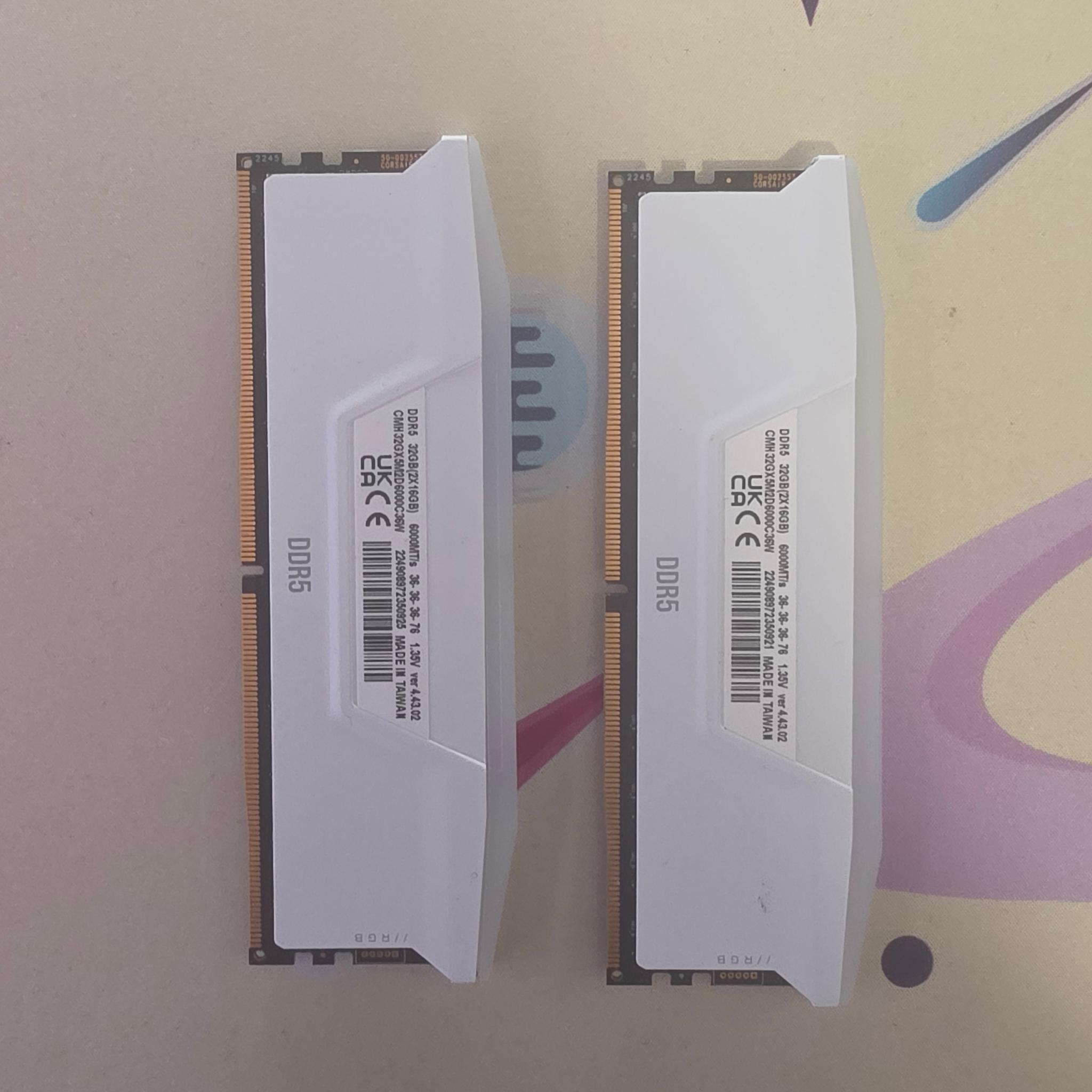 Corsair Vengeance RGB 32 GB ddr5 6000mhz