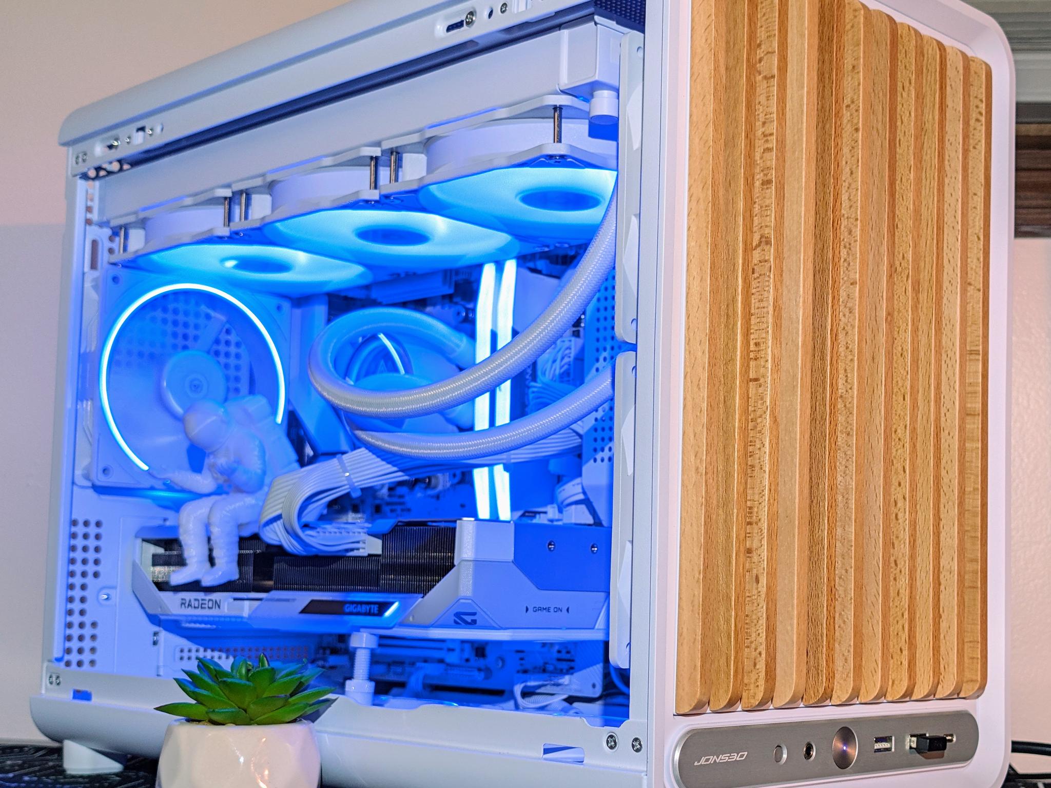 Custom White Ice Gaming PC – Ryzen 5 7600X3D + RX 9070 XT 16GB | Fully Tested and Ready to Game!