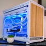 Custom White Ice Gaming PC – Ryzen 5 7600X3D + RX 9070 XT 16GB | Fully Tested and Ready to Game!