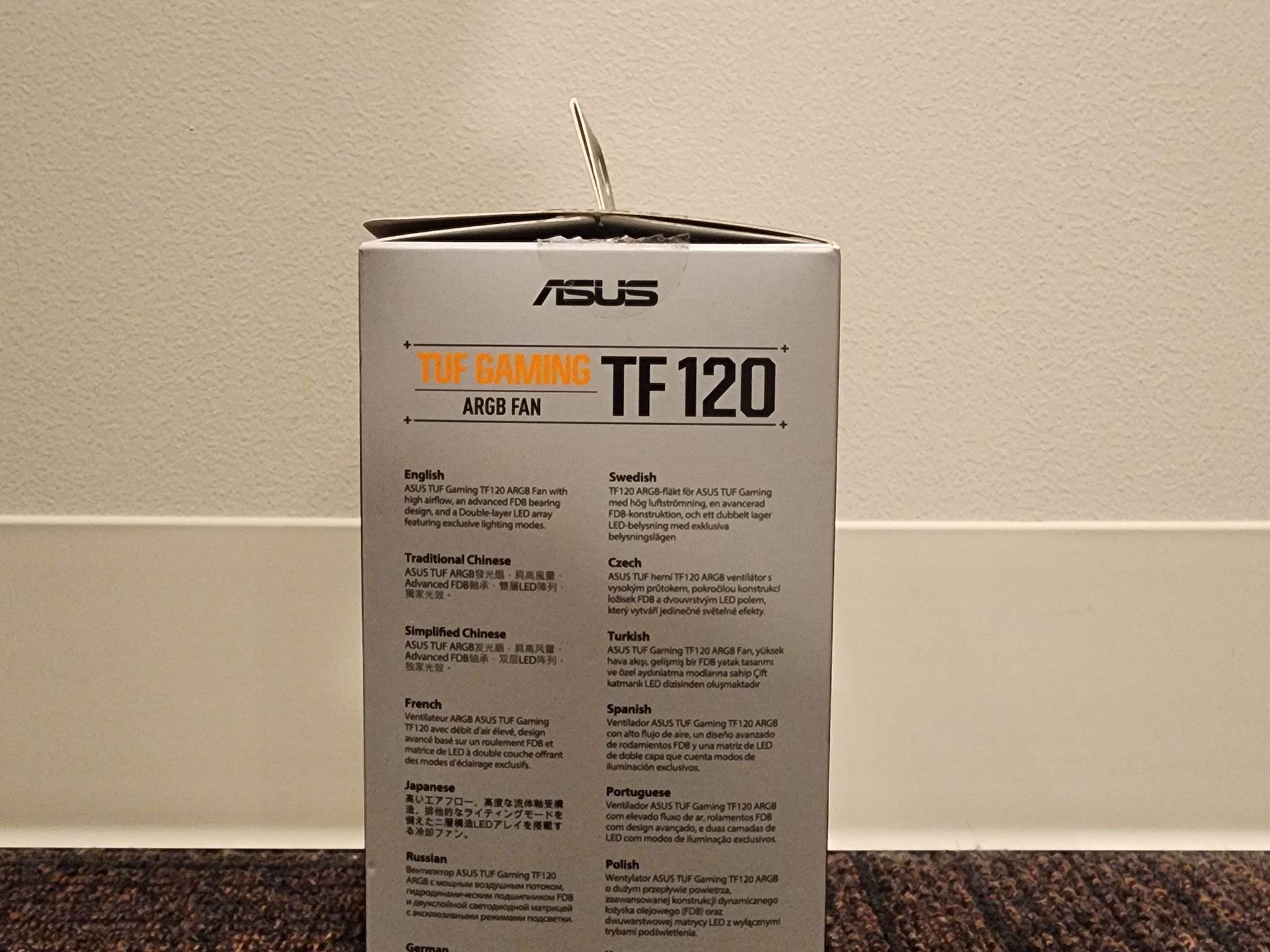 ASUS TUF Gaming TF120 120mm ARGB Fan 3 in 1