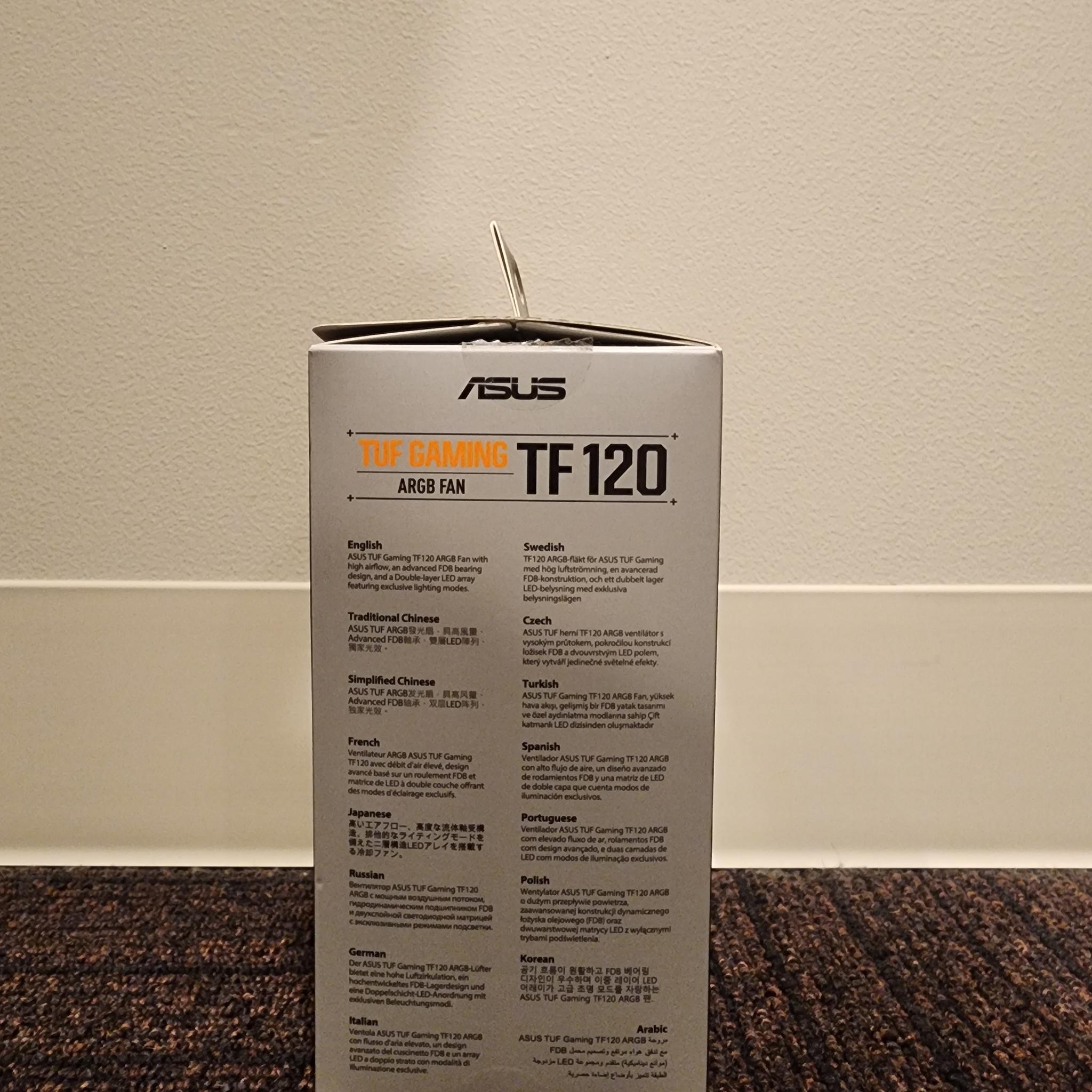 ASUS TUF Gaming TF120 120mm ARGB Fan 3 in 1