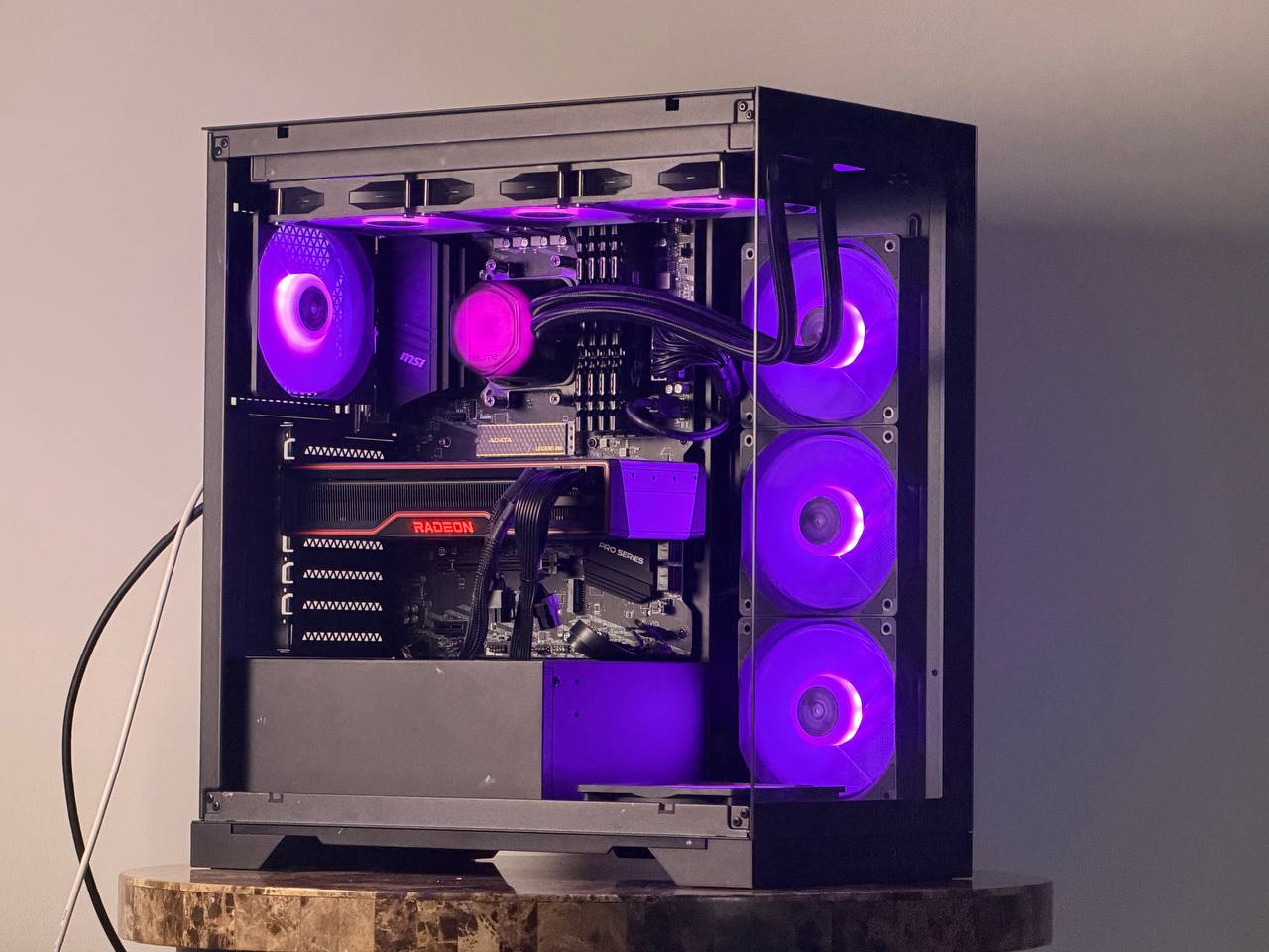 FREE SHIPPING 🖤 🌈 Black RGB Gaming PC | RX 6900 XT 16GB | Ryzen 7 5700x | 1TB SSD | 32 GB DDR4