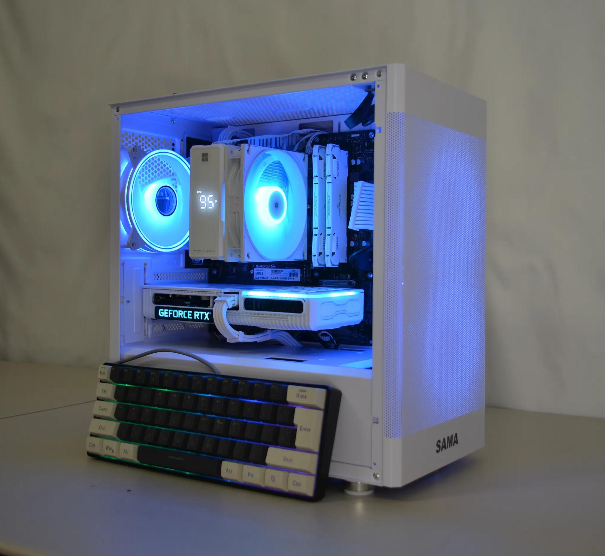 ⚪White Out V3⚪ Free Keyboard!⌨️ - RTX 3060ti | Ryzen 5 5500 | 1tb NVMe | Windows 11 FULLY ACTIVATED