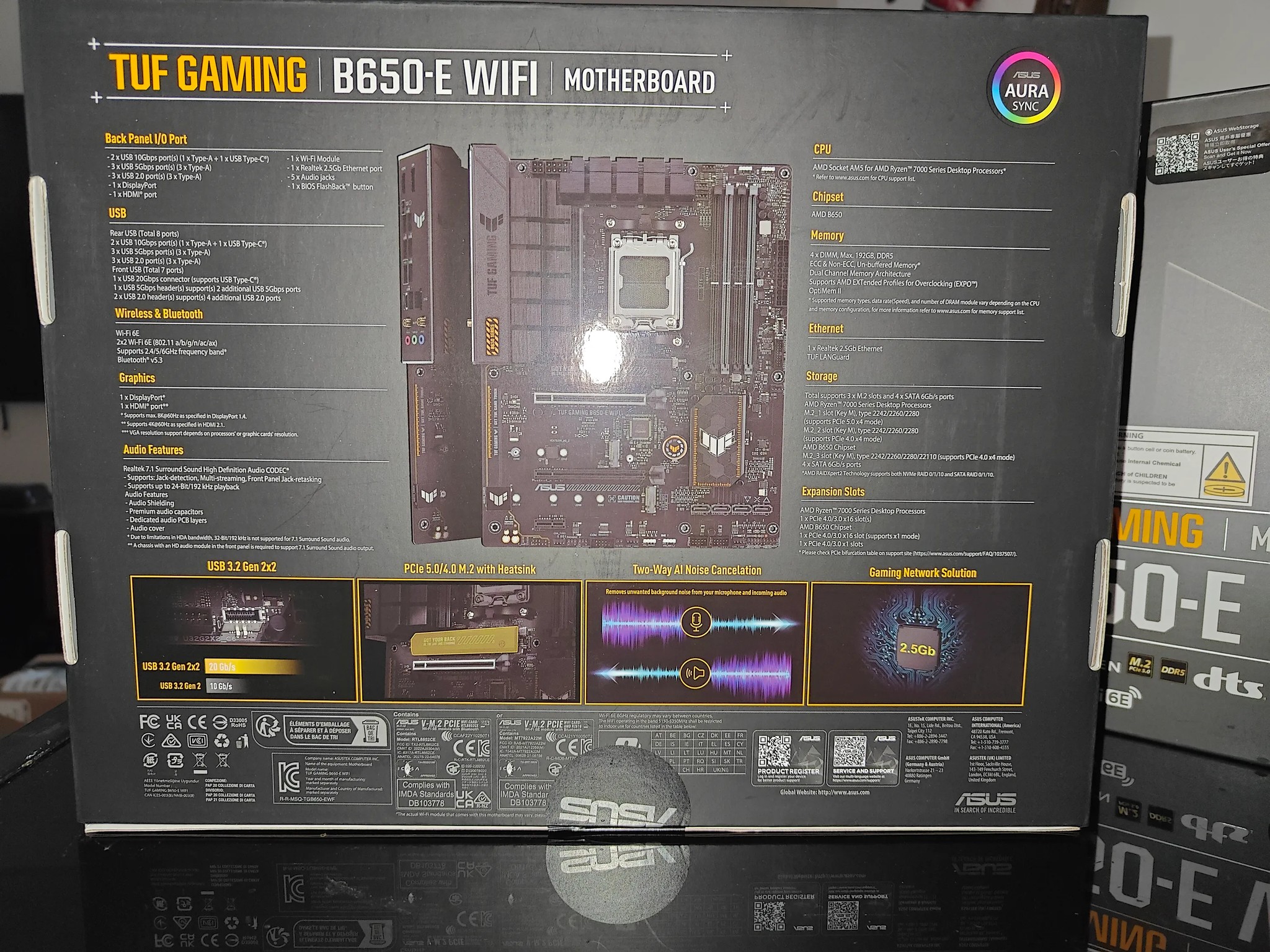 🔥🔥ASUS TUF Gaming B650-E WiFi ATX Motherboard DDR5 w/ Warranty🔥🔥