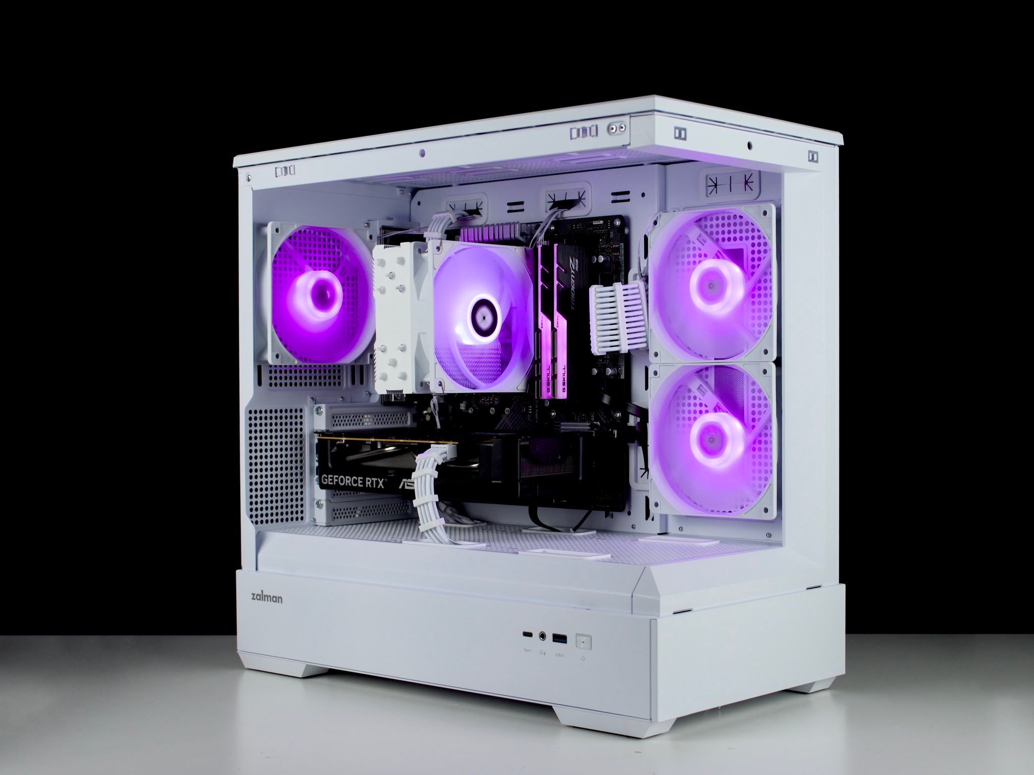 🧊❄️🧊 White Gaming PC – RTX 5060 , Ryzen 5 5600, 16GB RAM, 1TB SSD - WiFi, BlueTooth 🧊❄️🧊