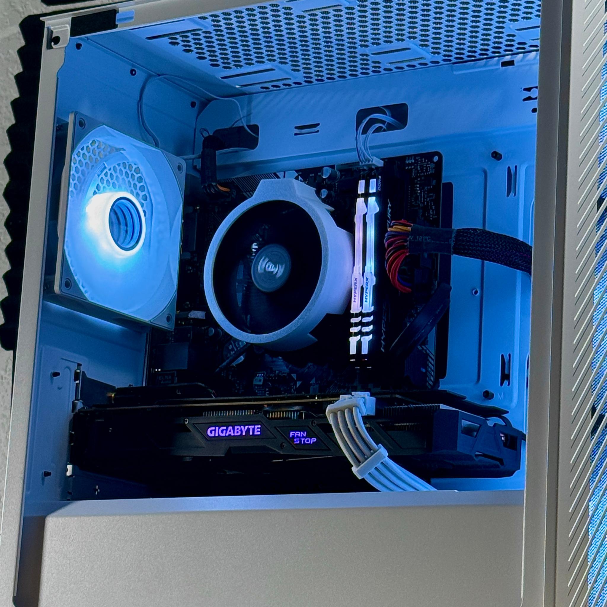 🔥⚪️ Starter Gaming PC | GTX 1060 6GB | Ryzen 3 2300X | 16GB DDR4 | 500GB SATA SSD | WIFI + BT