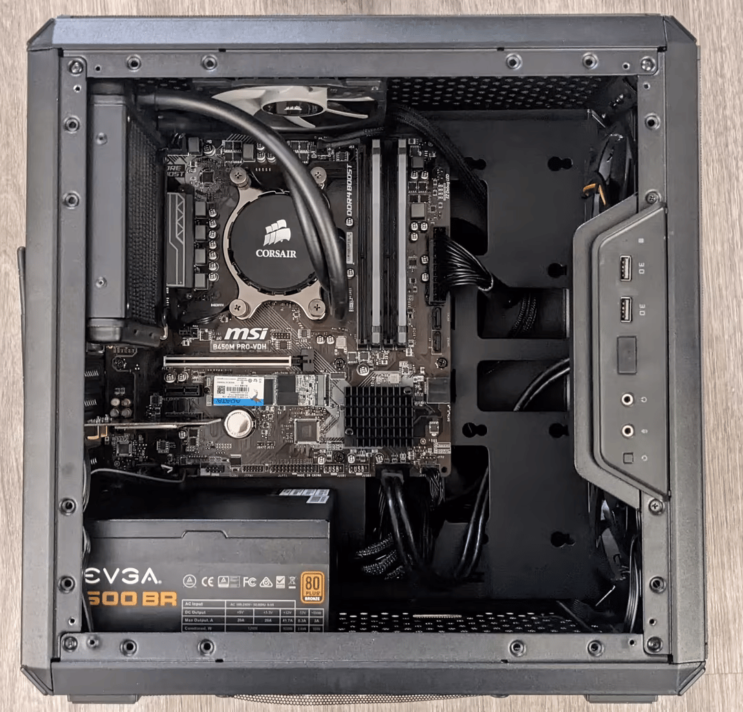 AMD Ryzen 3 3200g light gaming/office PC with Windows 10 and room to grow