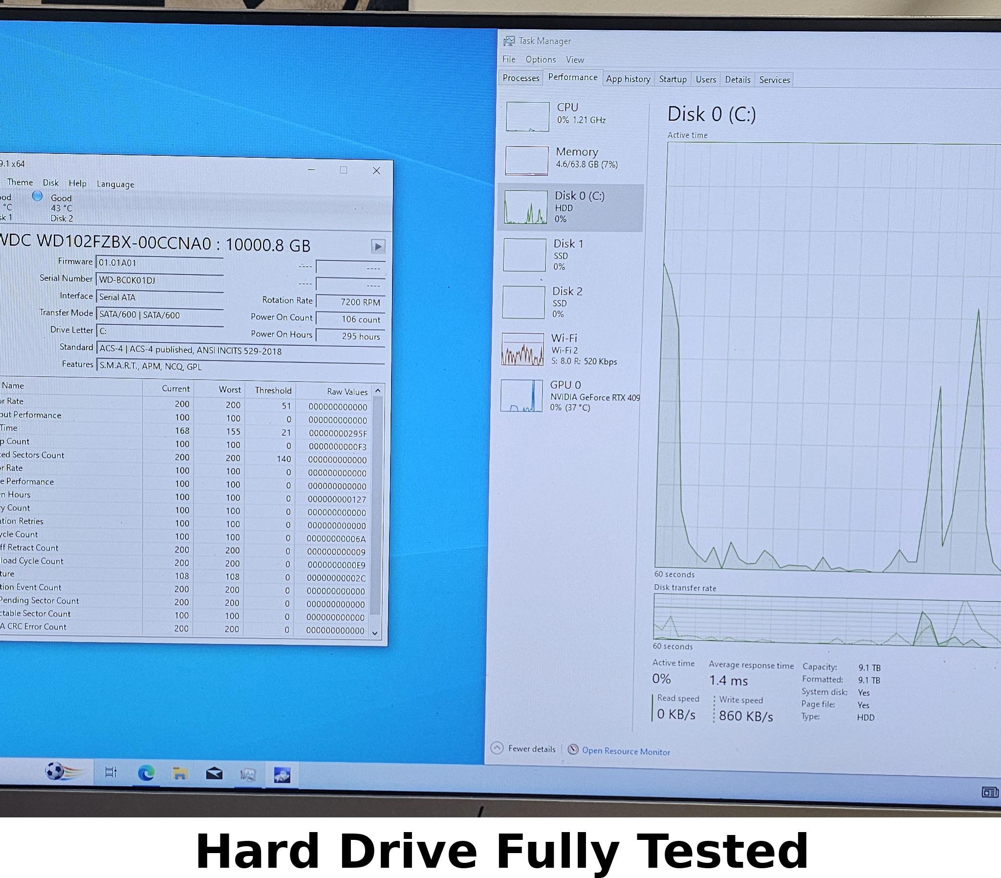 10TB 3.5" Hard Drive WD Black WD102FZBX