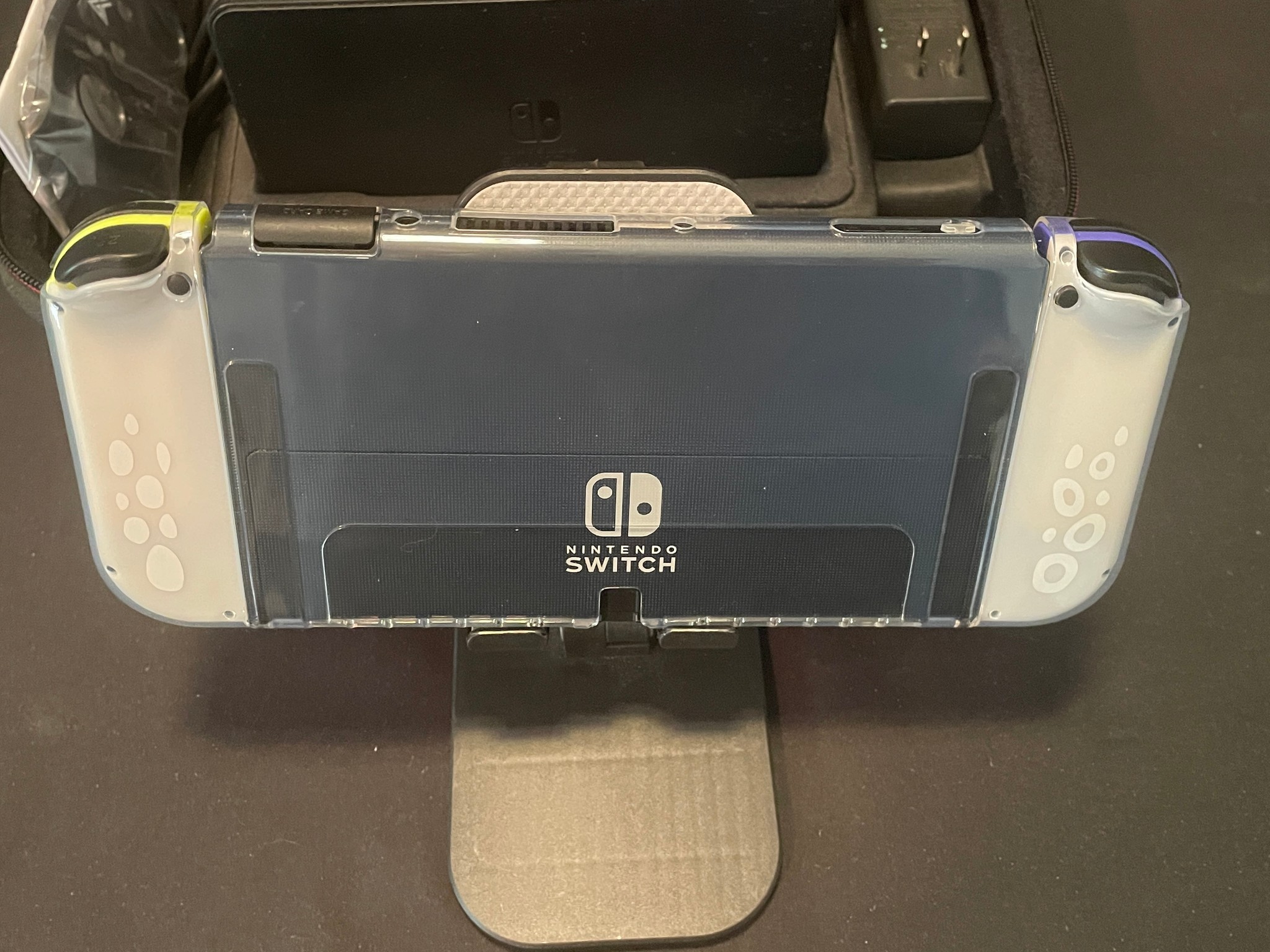 Nintendo Switch OLED With Travel Case Controller And Accessories
