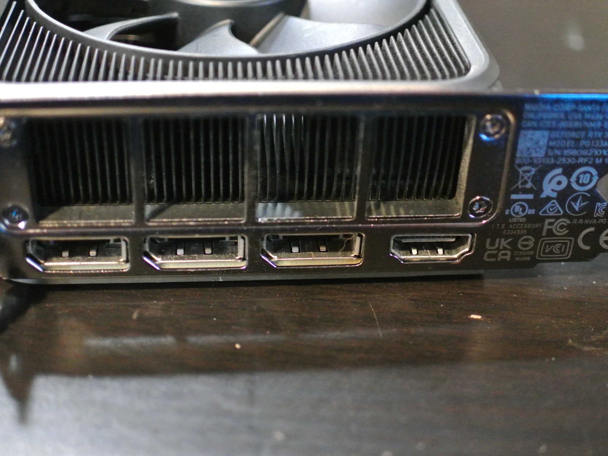 NVIDIA RTX 3080 Founder's Edition 10GB GDDR6X VRAM Graphics Card w/ Adapter