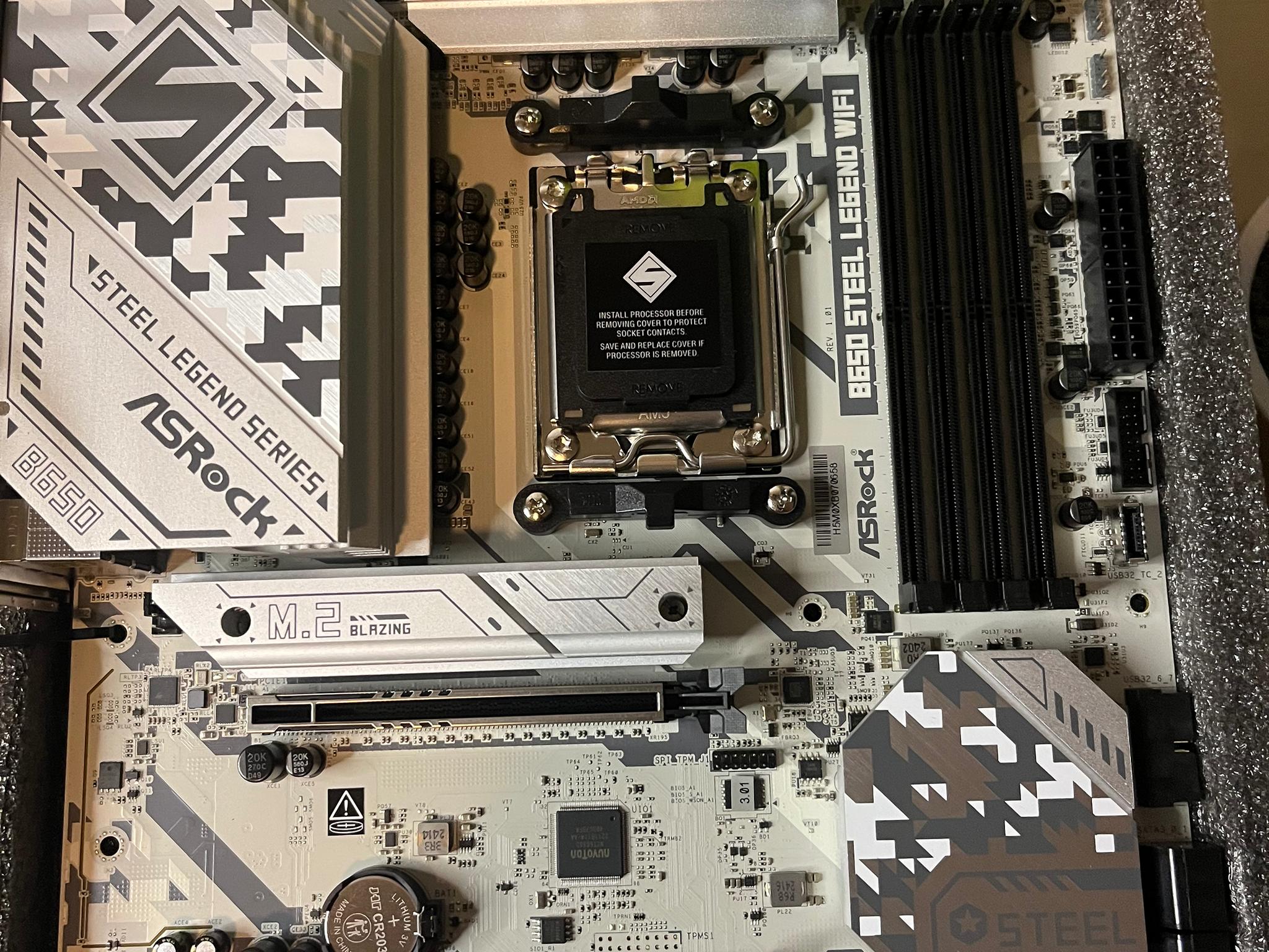 ASRock B650 Steel Legend WiFi AMD Socket AM5 Ryzen™ 8000 and 7000 Series Processors