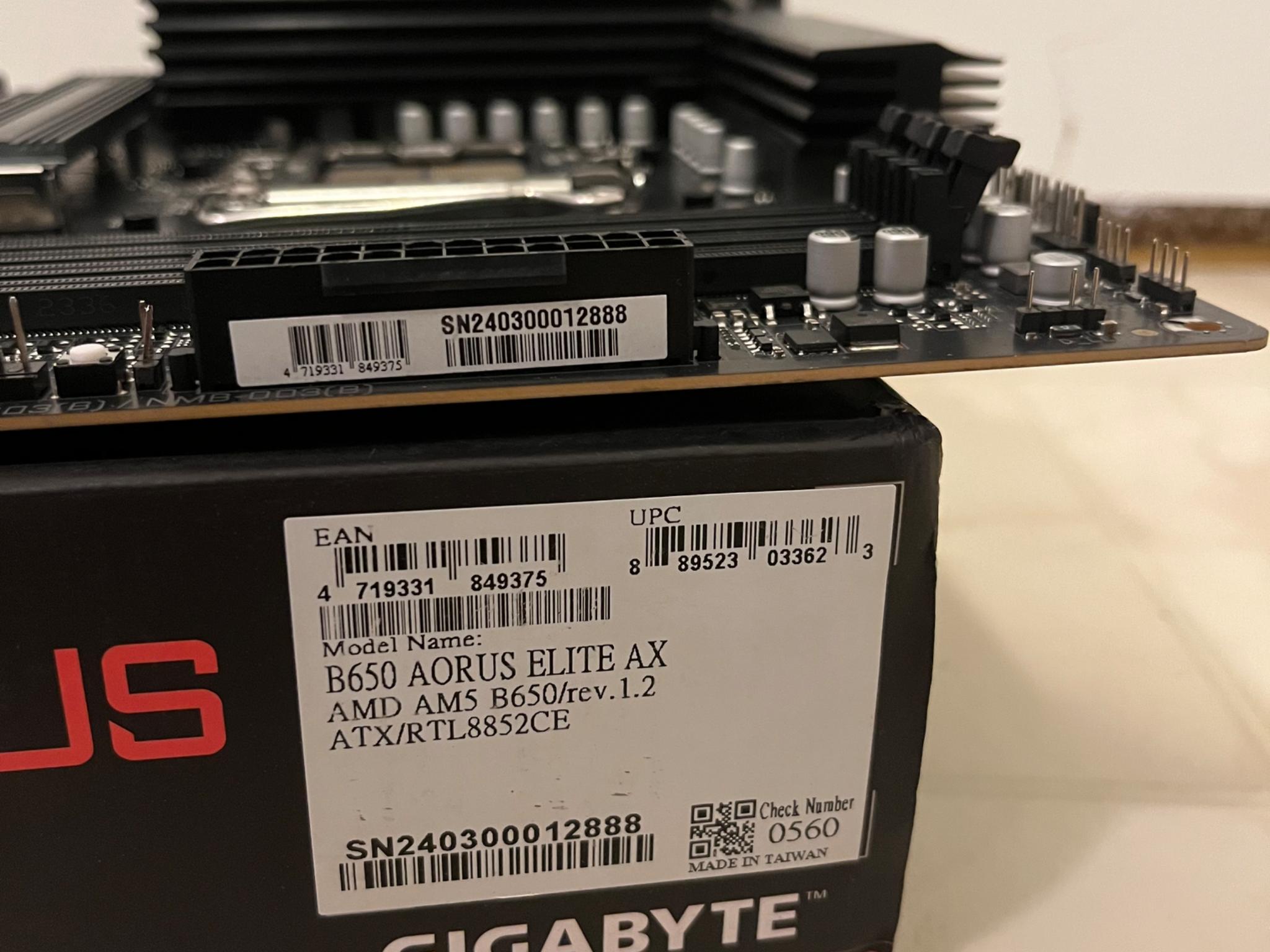 GIGABYTE B650 AORUS ELITE AX ATX AM5 (DDR5, PCIe 5.0)