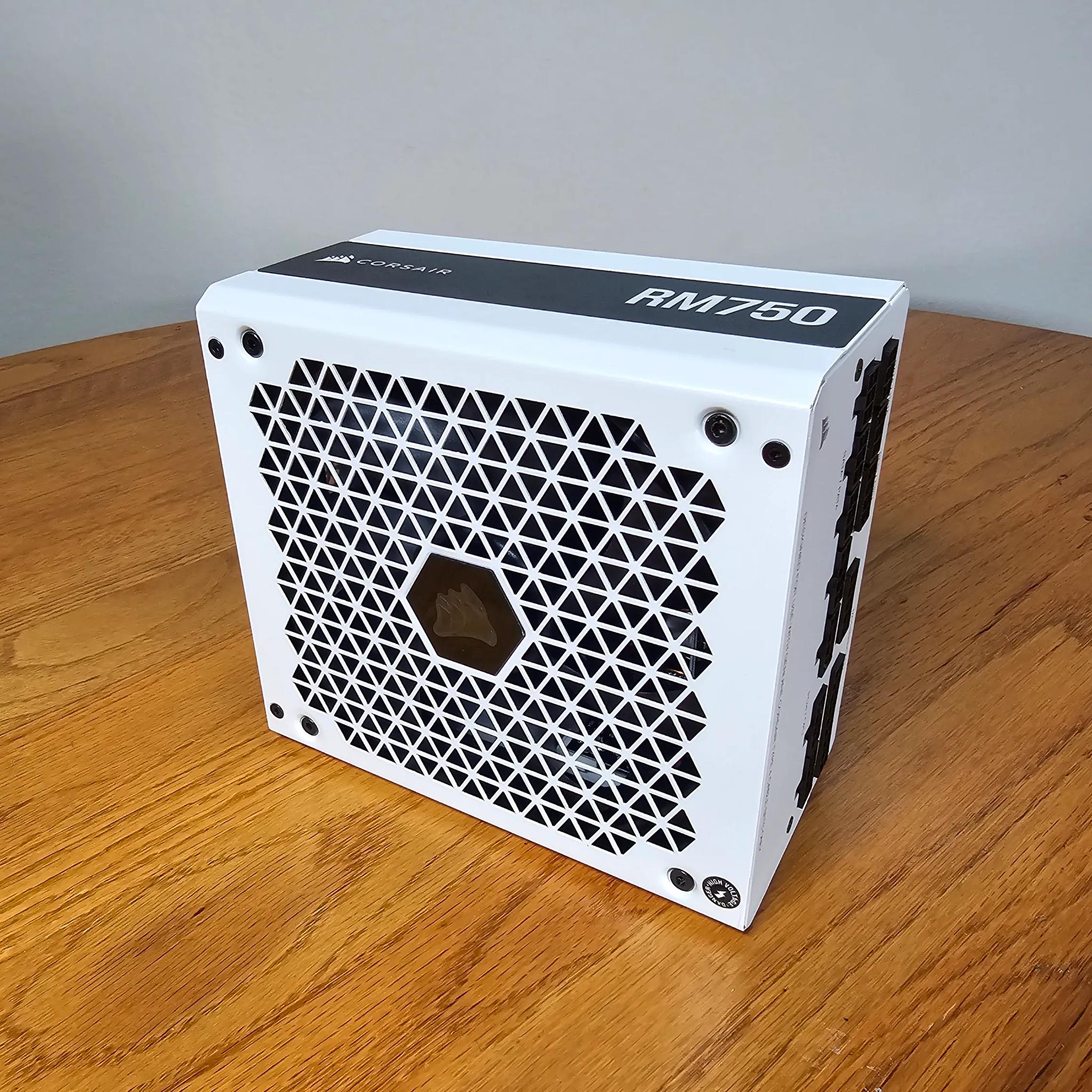 Corsair RM750 750W 80+ Gold Fully Modular ATX Power Supply w/ Custom CPU 8+4 Cable Extension!