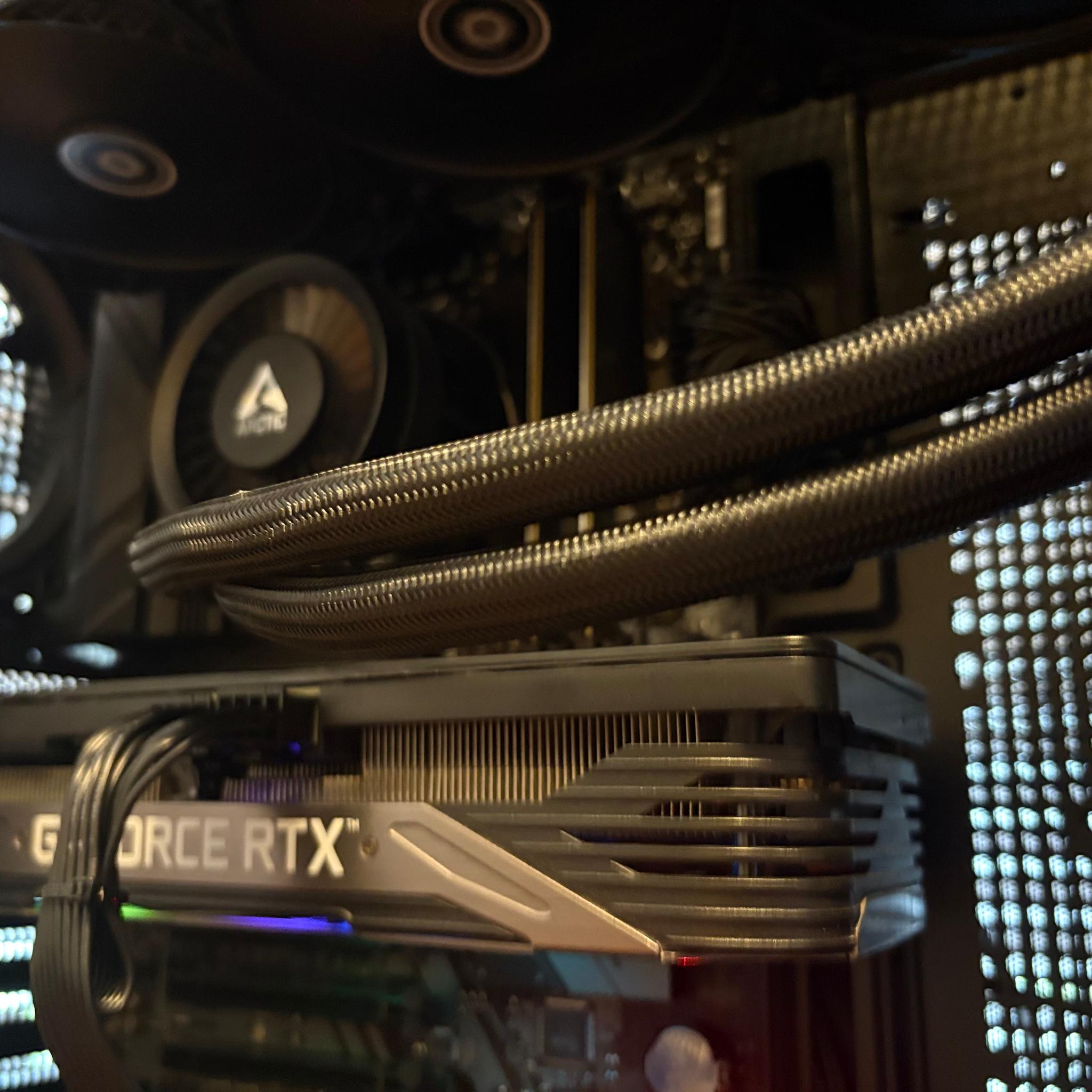 Copy of 🖤🪵 Blackout Wood Themed Gaming PC 🪵🖤