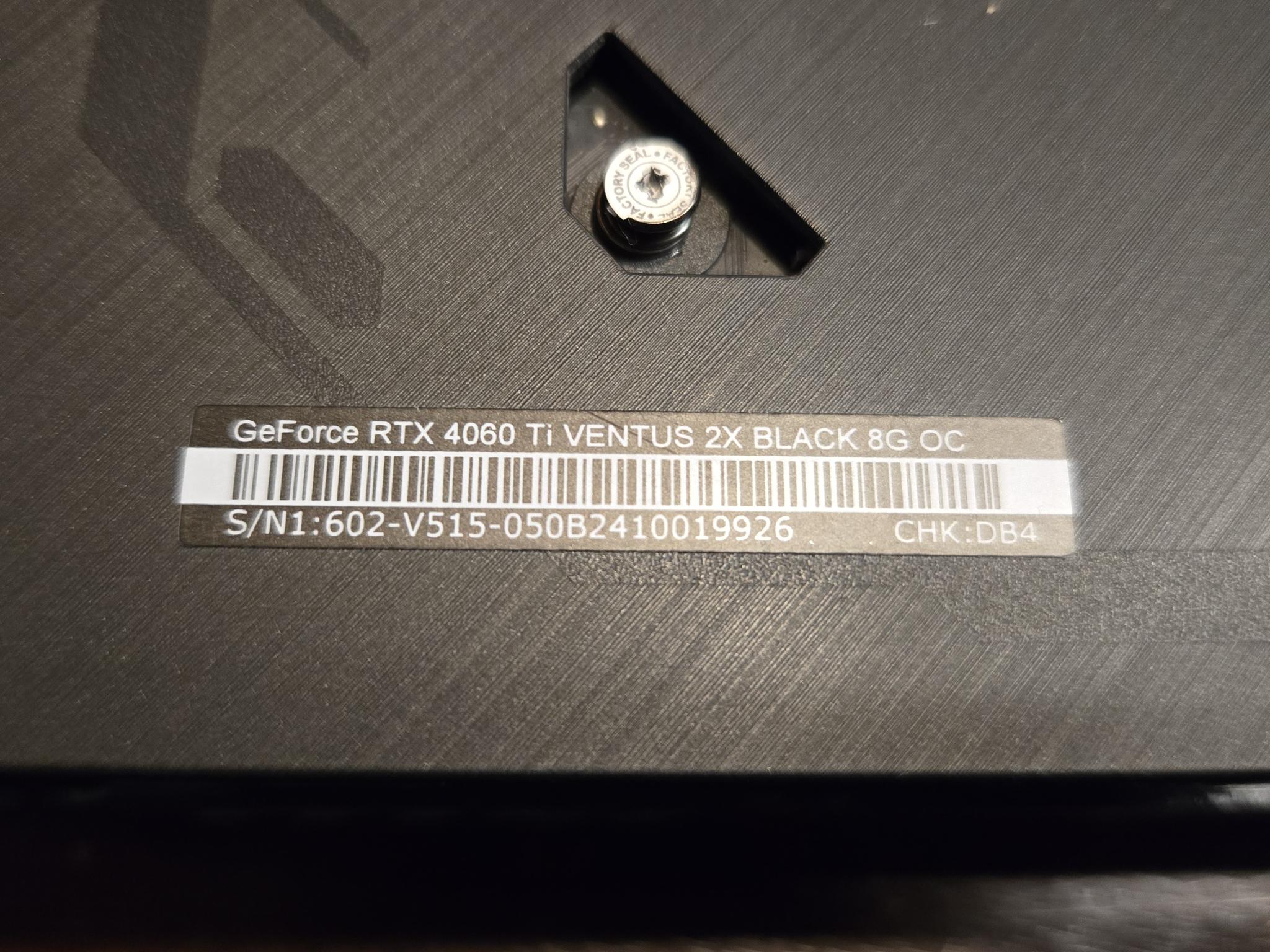 MSI VENTUS 2X BLACK OC GeForce RTX 4060 Ti - Image 3