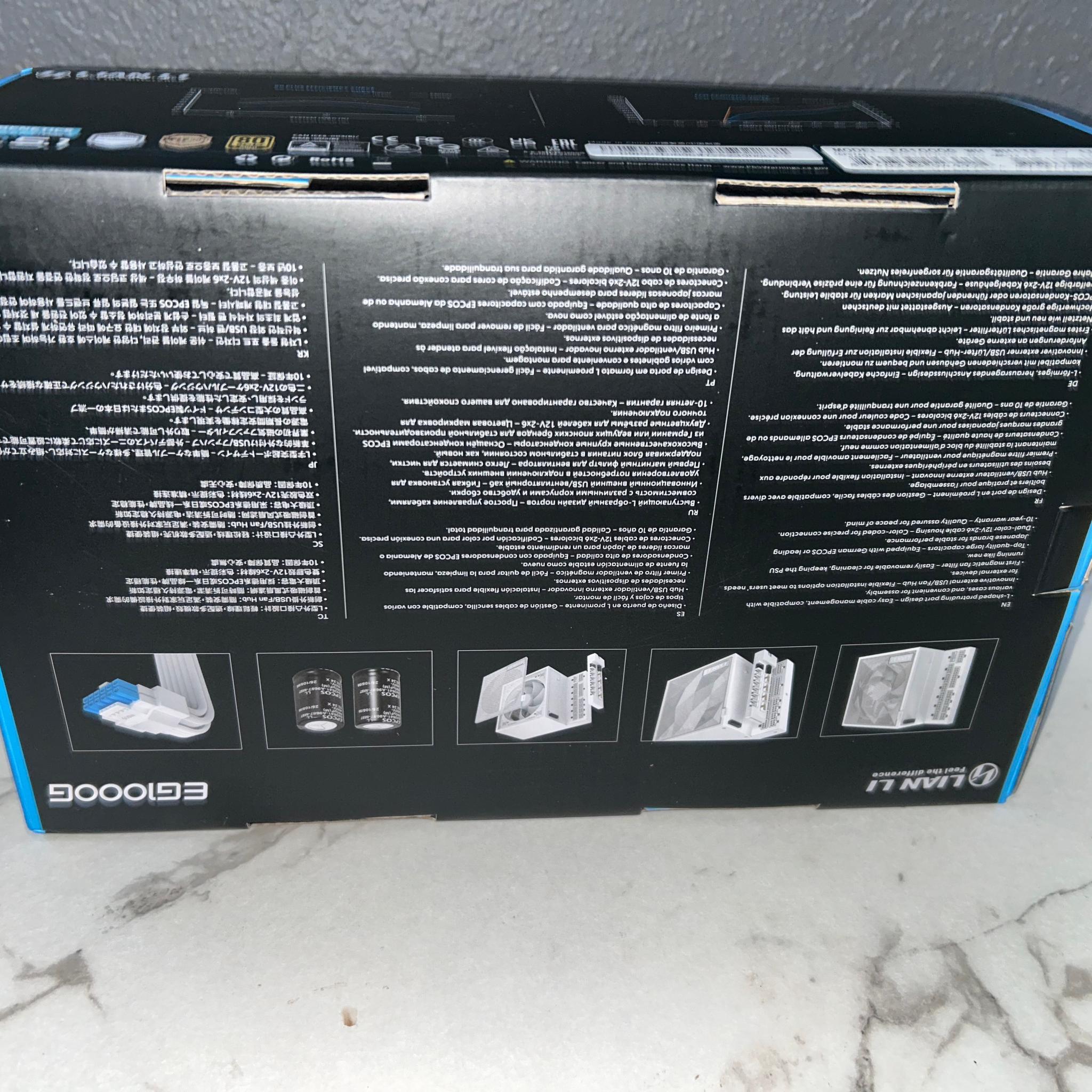 Lian li edge 1000w psu white