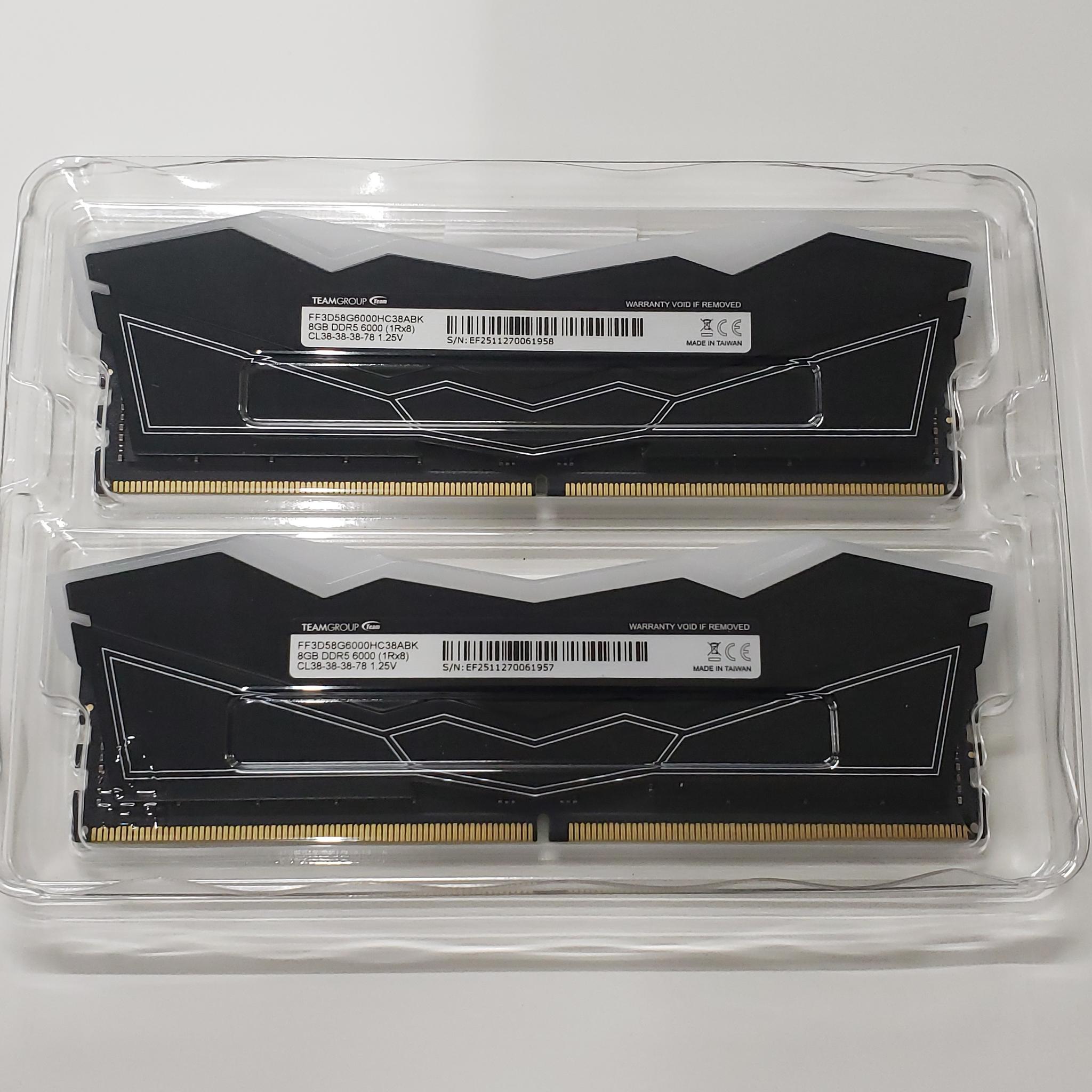 RAM on Sale! Team Group 16GB DDR5 6000 MT/s CL38 (2x8GB)
