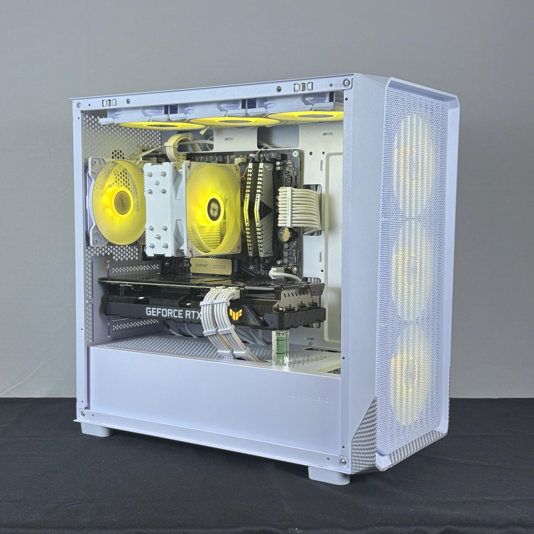 🤍 White RTX 3070 + Ryzen 7 3700X Gaming PC | 16GB DDR4 | ARGB Control