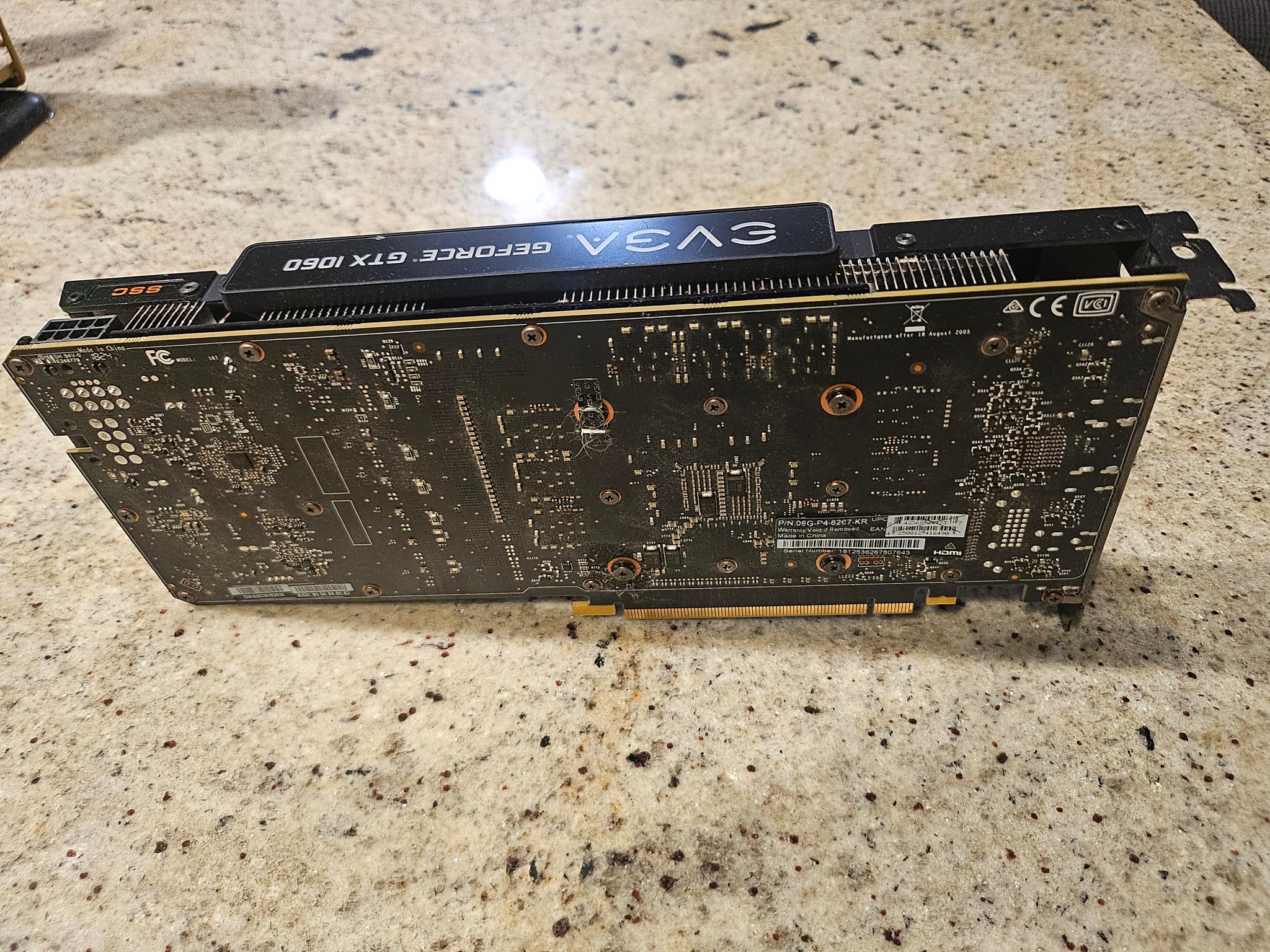 EVGA Nvidia GeForce GTX 1060 6GB + Original Box