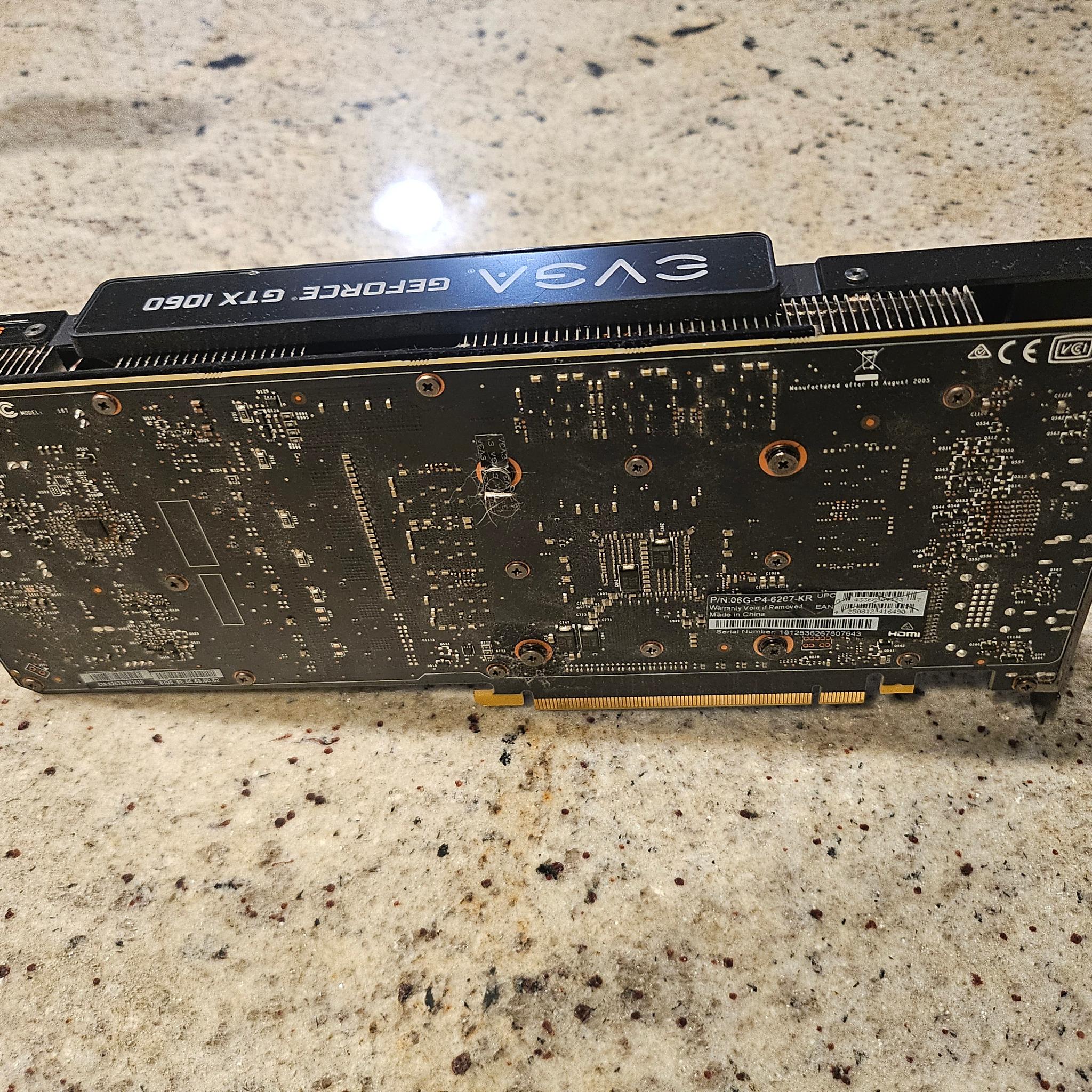 EVGA Nvidia GeForce GTX 1060 6GB + Original Box