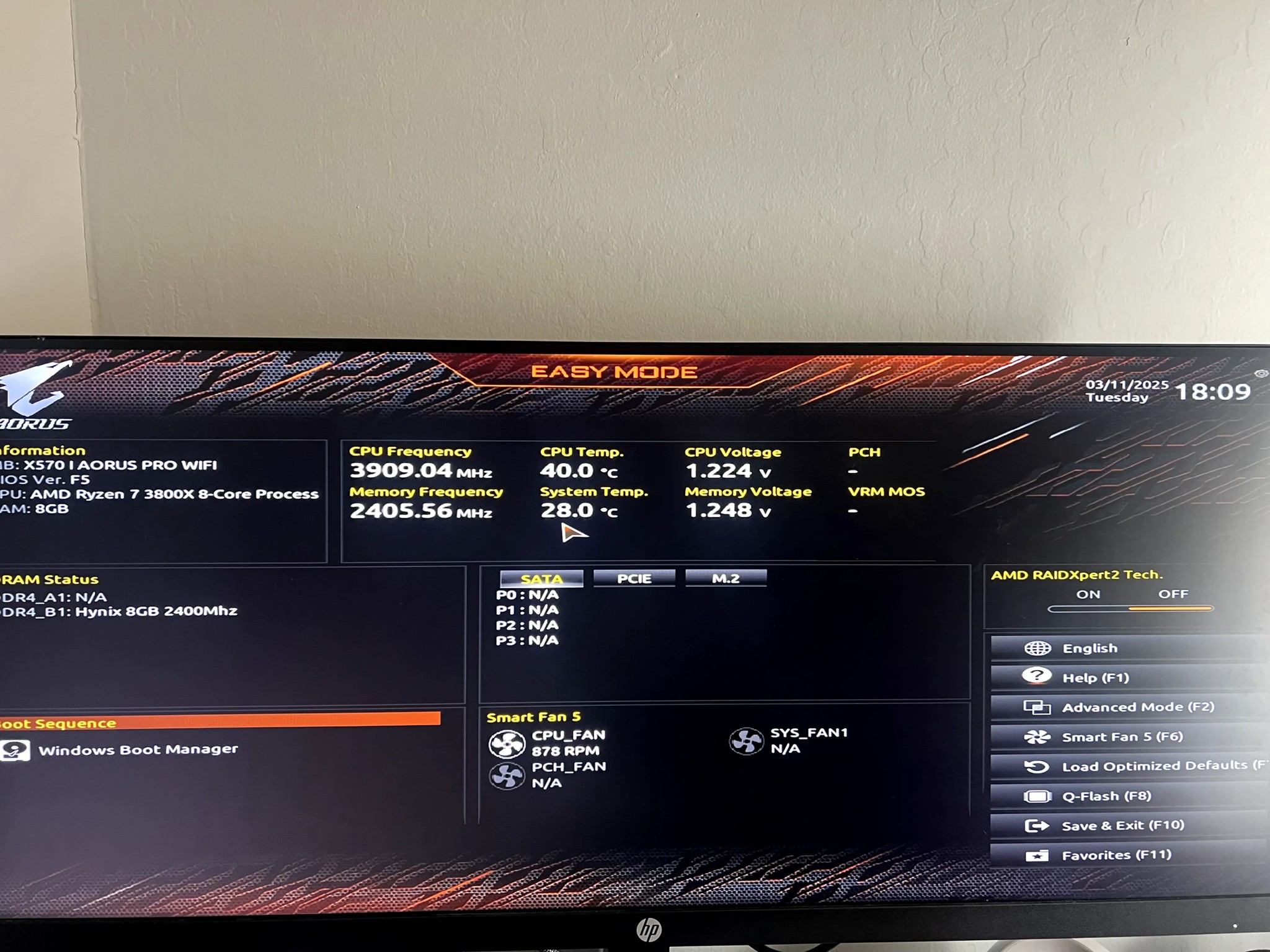 USED GIGABYTE X570I AORUS PRO WIFI - READ