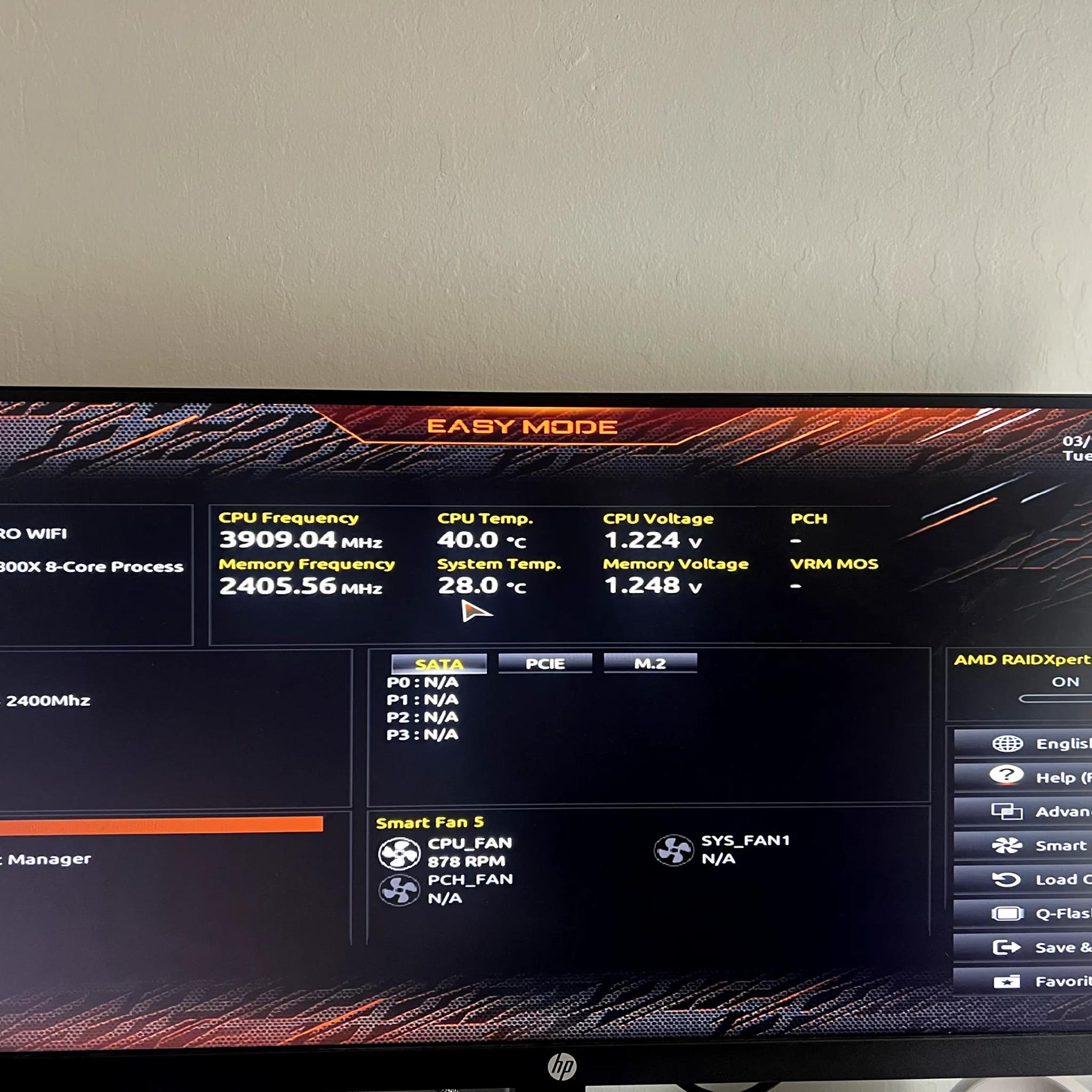 USED GIGABYTE X570I AORUS PRO WIFI - READ