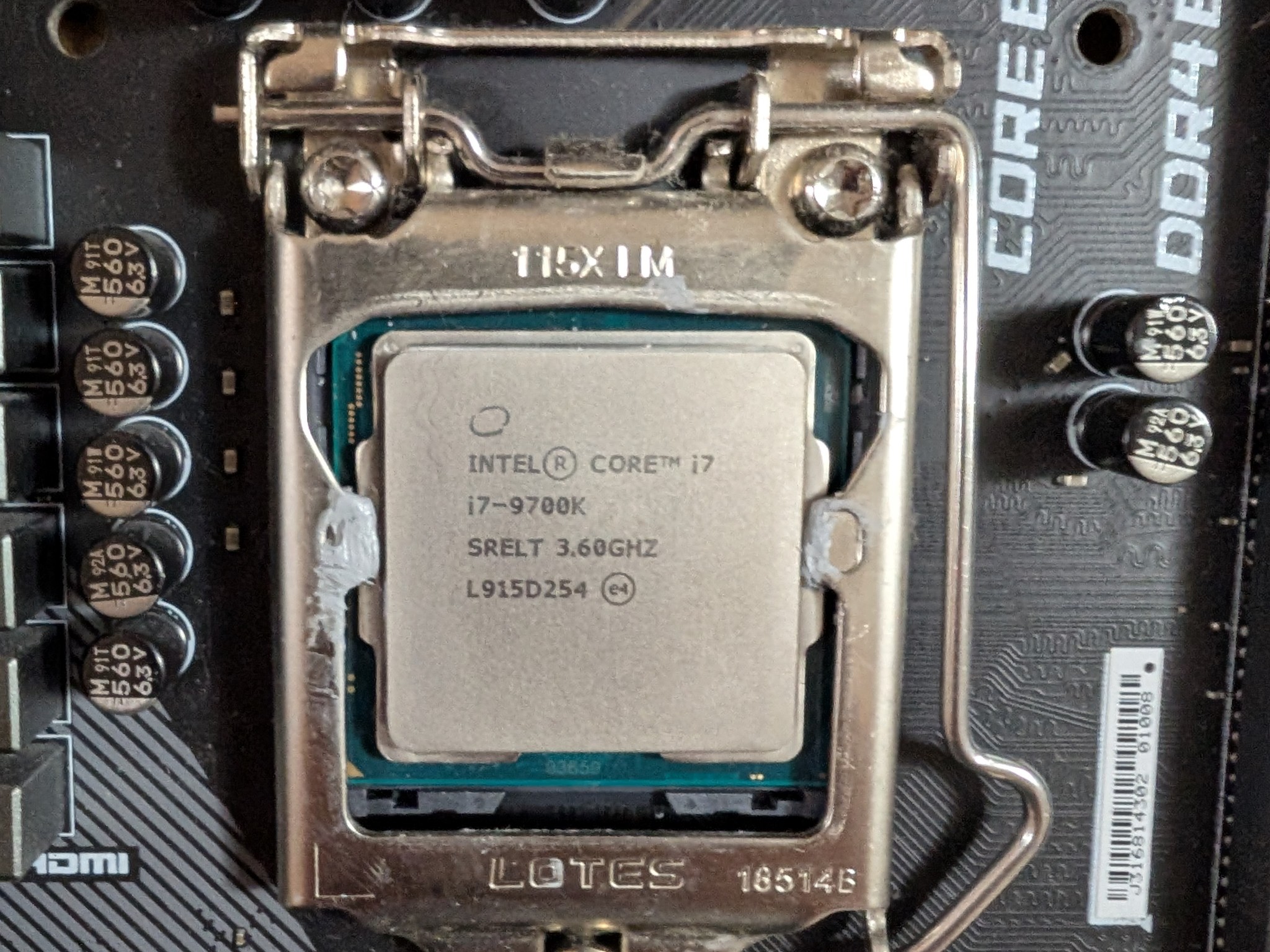 *READ* MSI Z390 Gaming Edge AC + Core i7 9700K