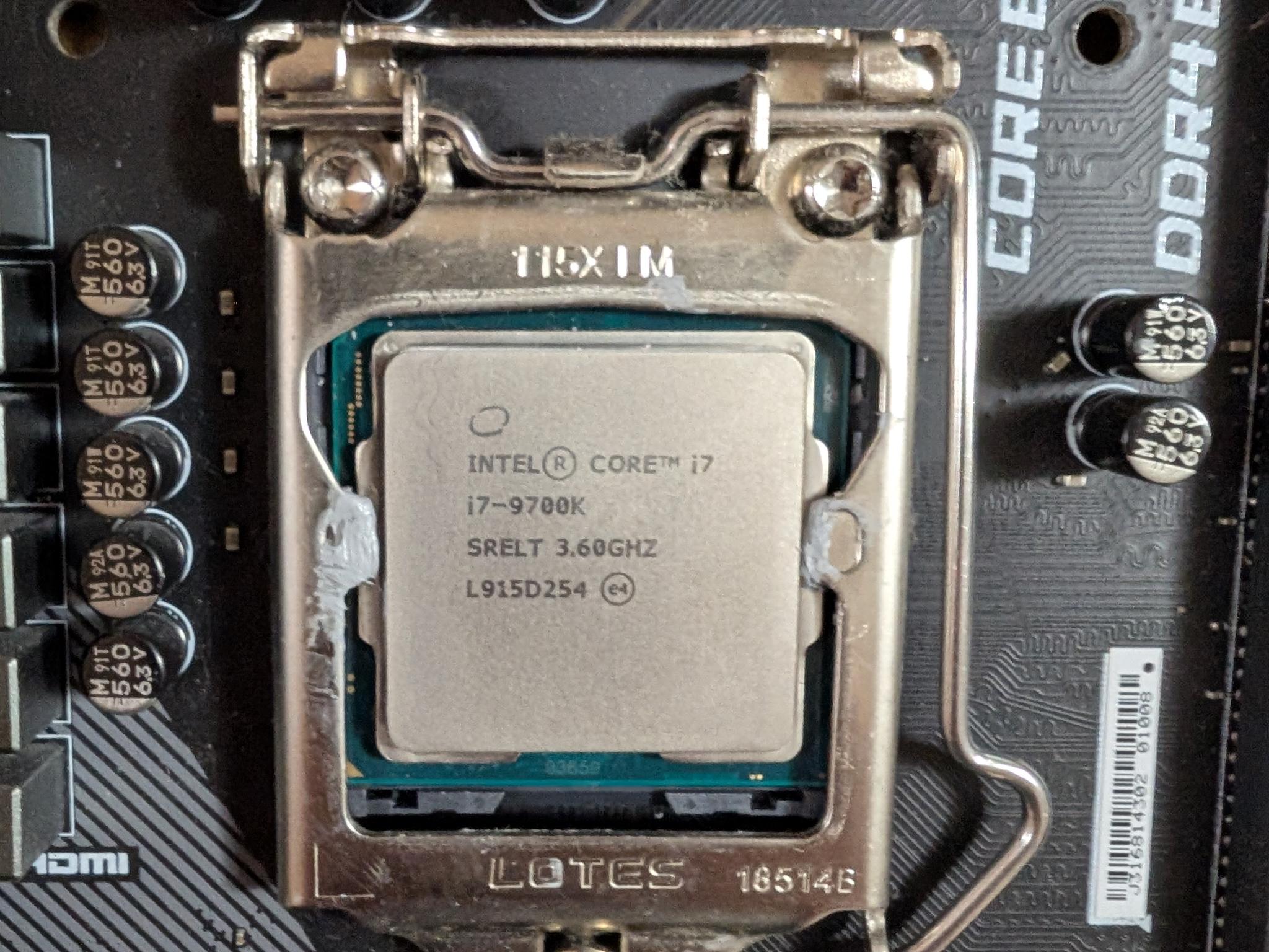 *READ* MSI Z390 Gaming Edge AC + Core i7 9700K