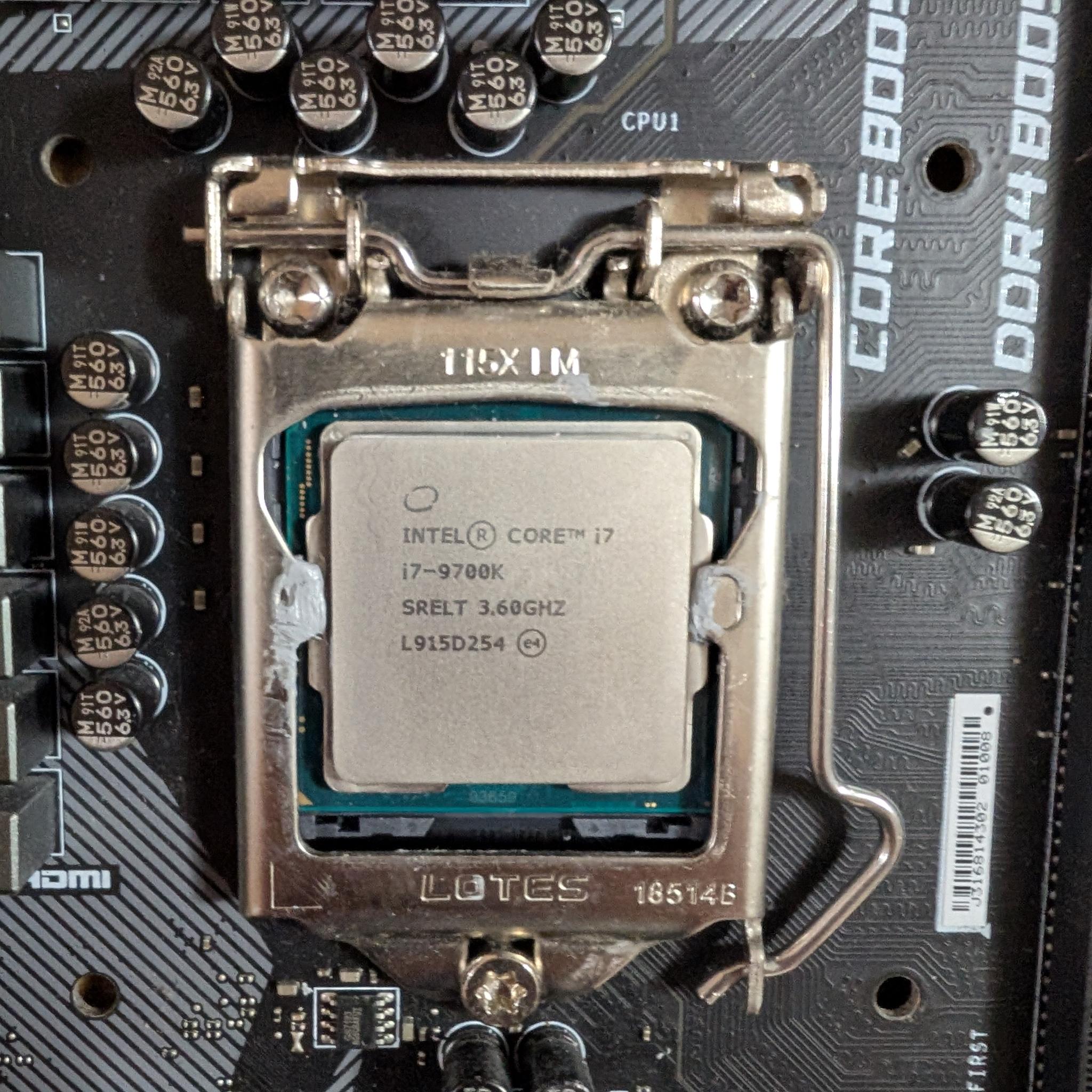 *READ* MSI Z390 Gaming Edge AC + Core i7 9700K