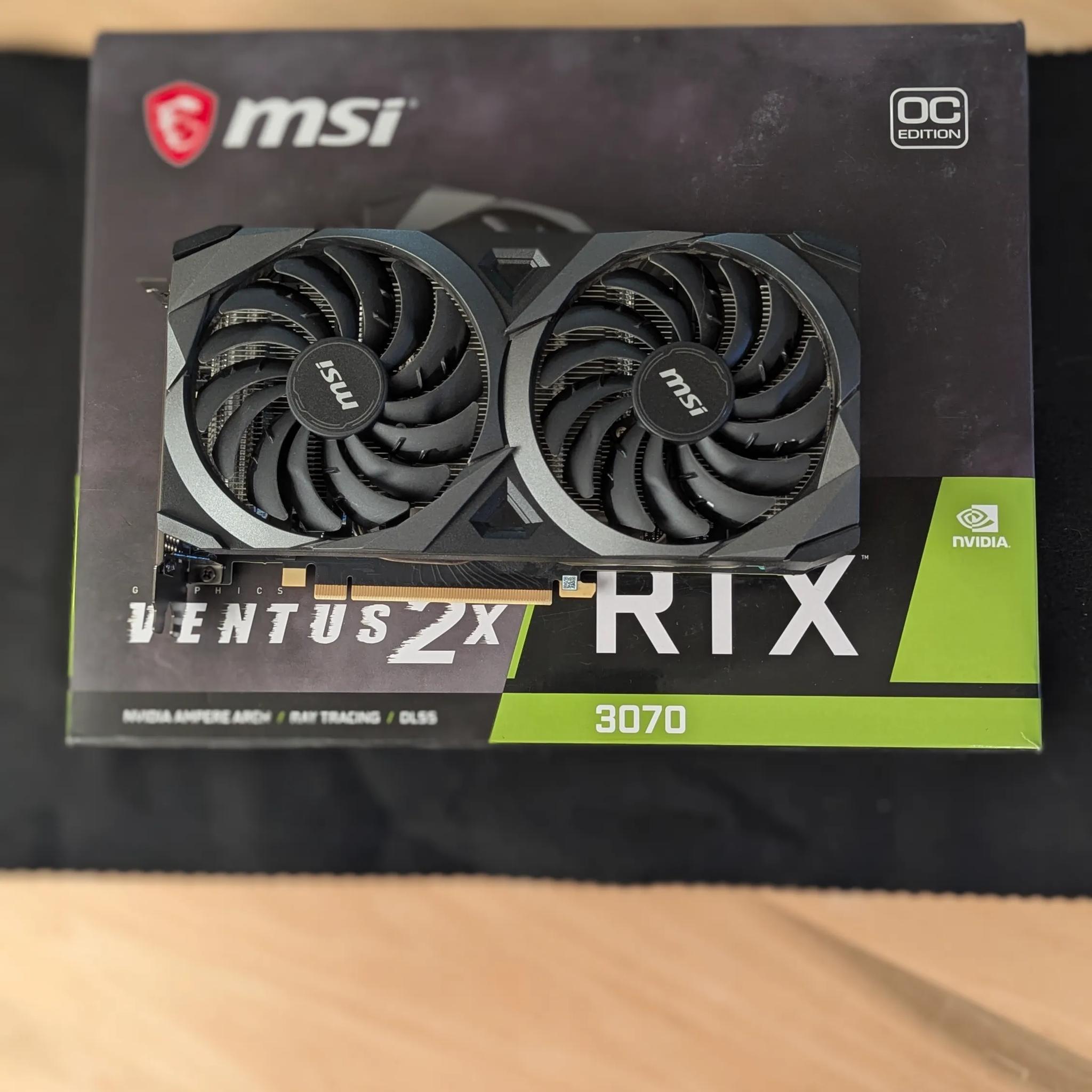 🌪️ MSI RTX 3070 Ventus 2X OC – Dual Fan 1440p Gaming Powerhouse | Quiet & Compact