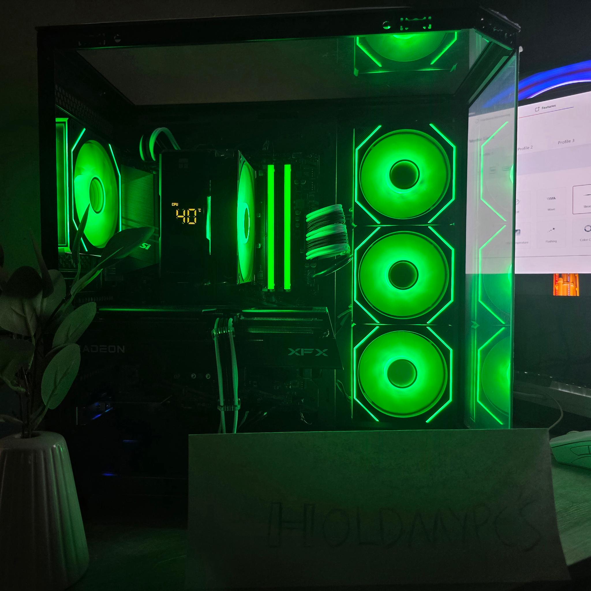 Gaminc PC! Ryzen 9060XT, 5700X, 1TB SSD, 32GB DDR4, RGB