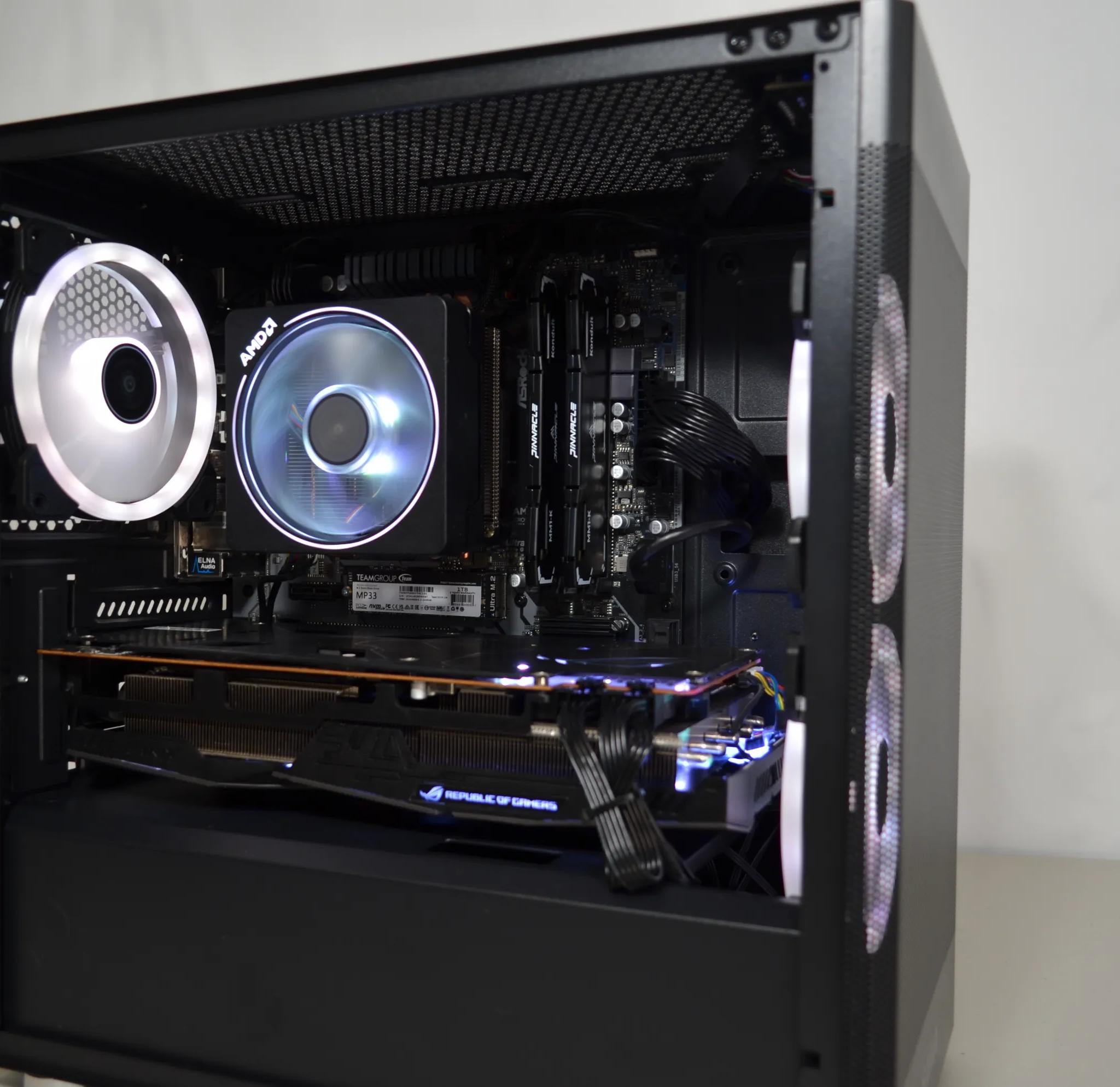 🌑Dark Knight - V2⚔️ | RX 5700 XT | Ryzen 5 3600 | 1tb Storage| 16gb Ram