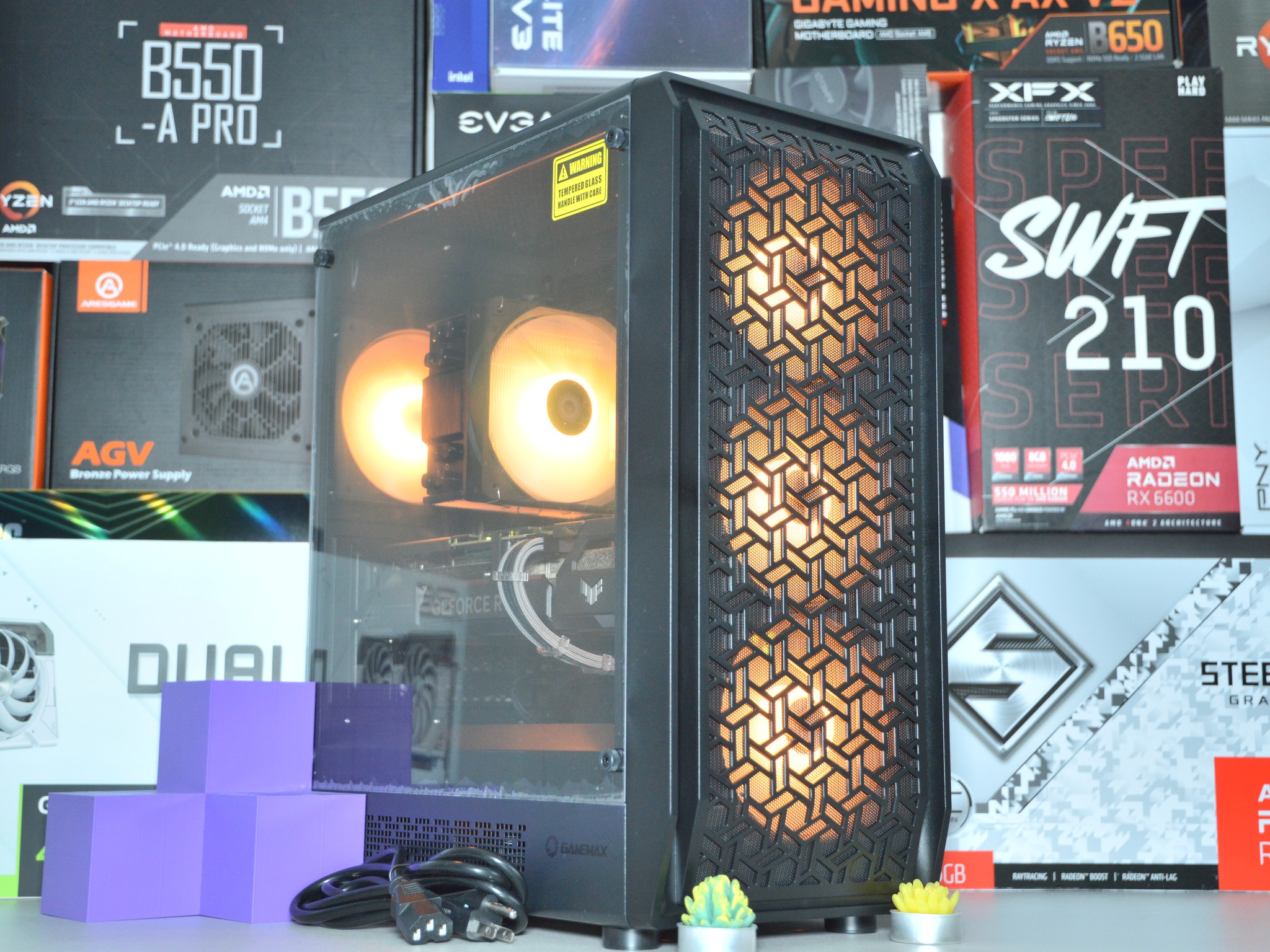 🌋🌋 | RTX 5060 8GB| RYZEN 7 3700X | 16 GB DDR4 RAM | 1TB NVME SSD | Volcanic Rock |