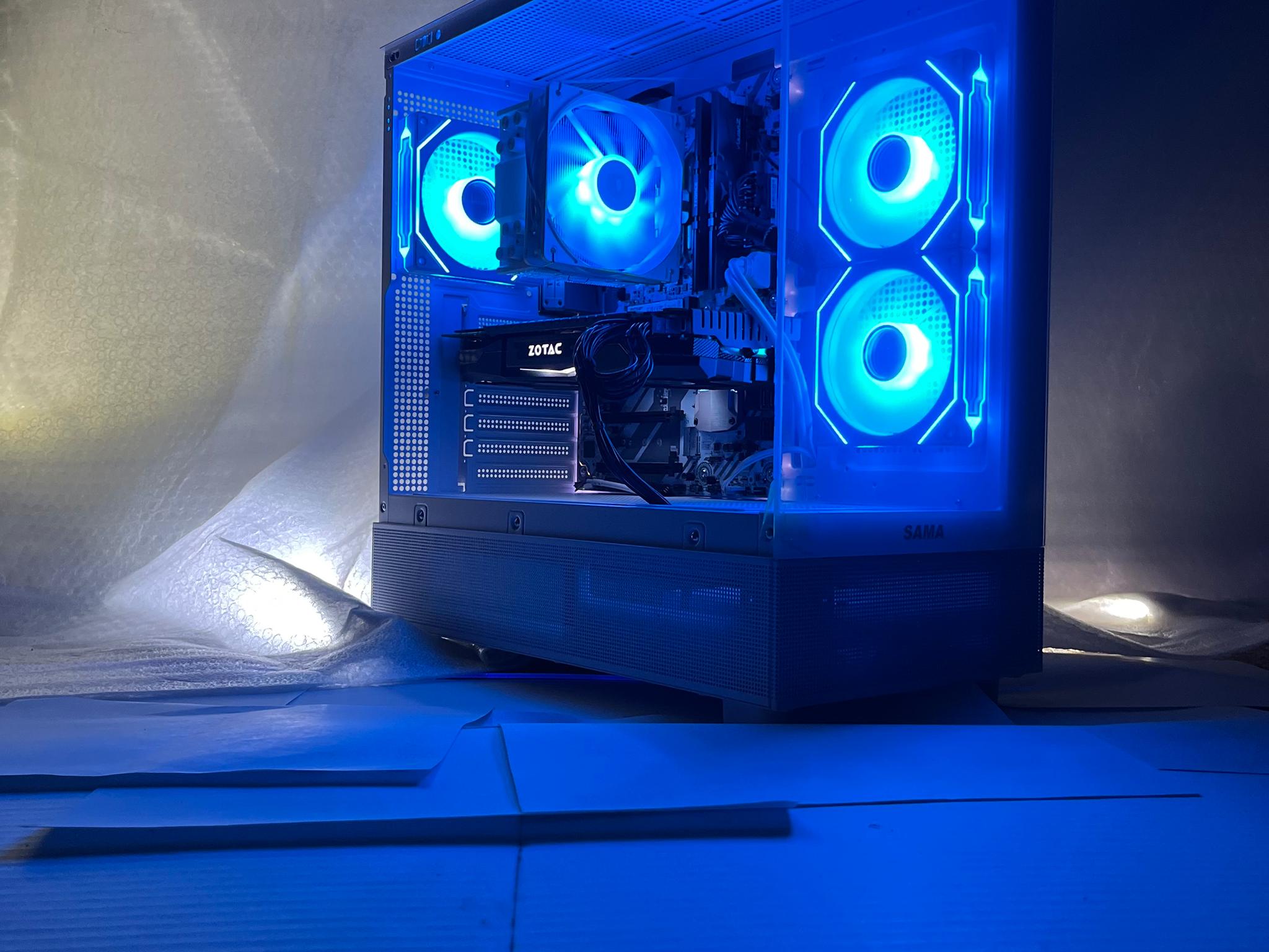 ❄️CUSTOM WHITE GAMING PC 🧊GTX 1070❄️i3 6100t🧊
