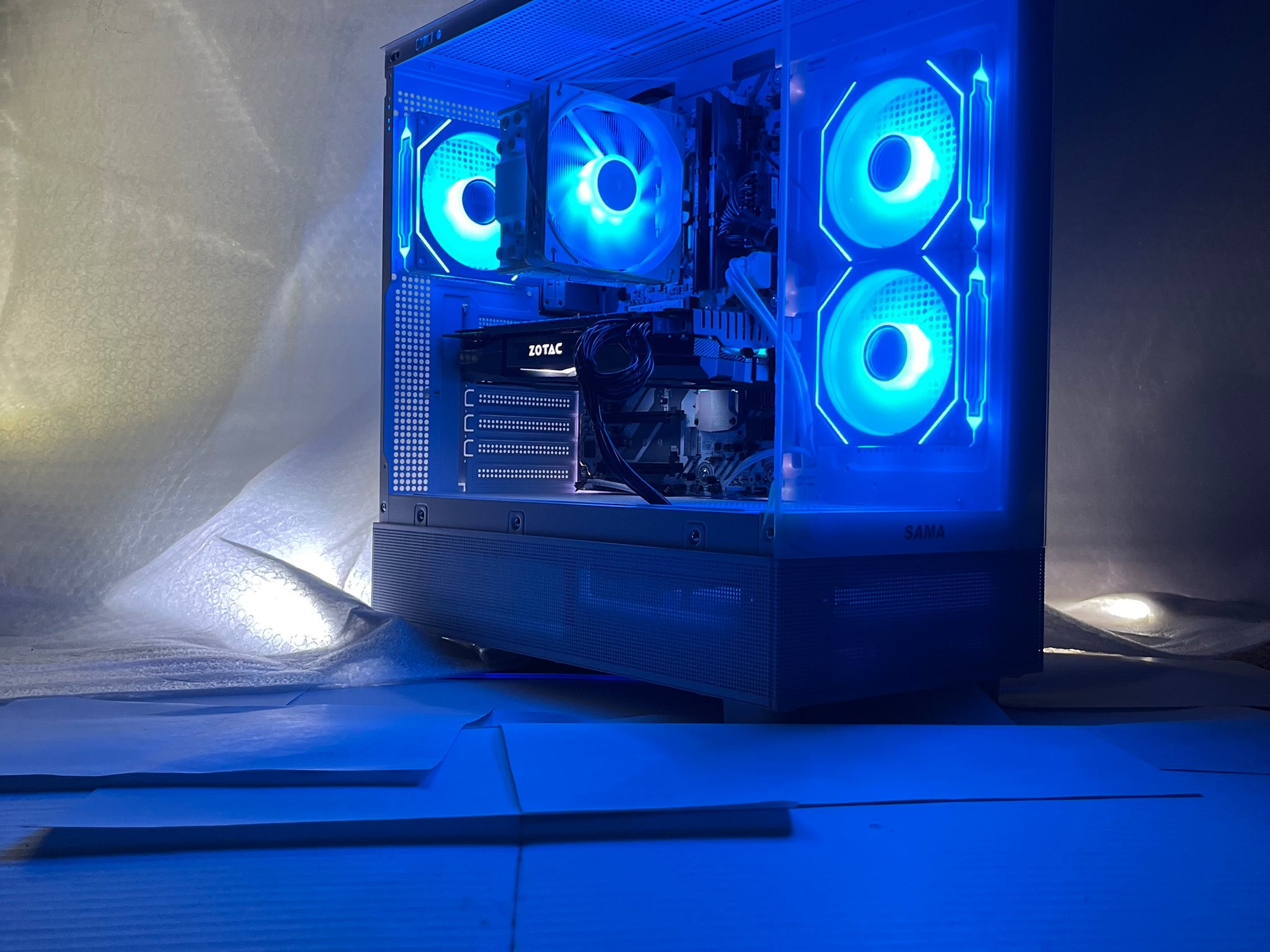 ❄️CUSTOM WHITE GAMING PC 🧊GTX 1070❄️i3 6100t🧊