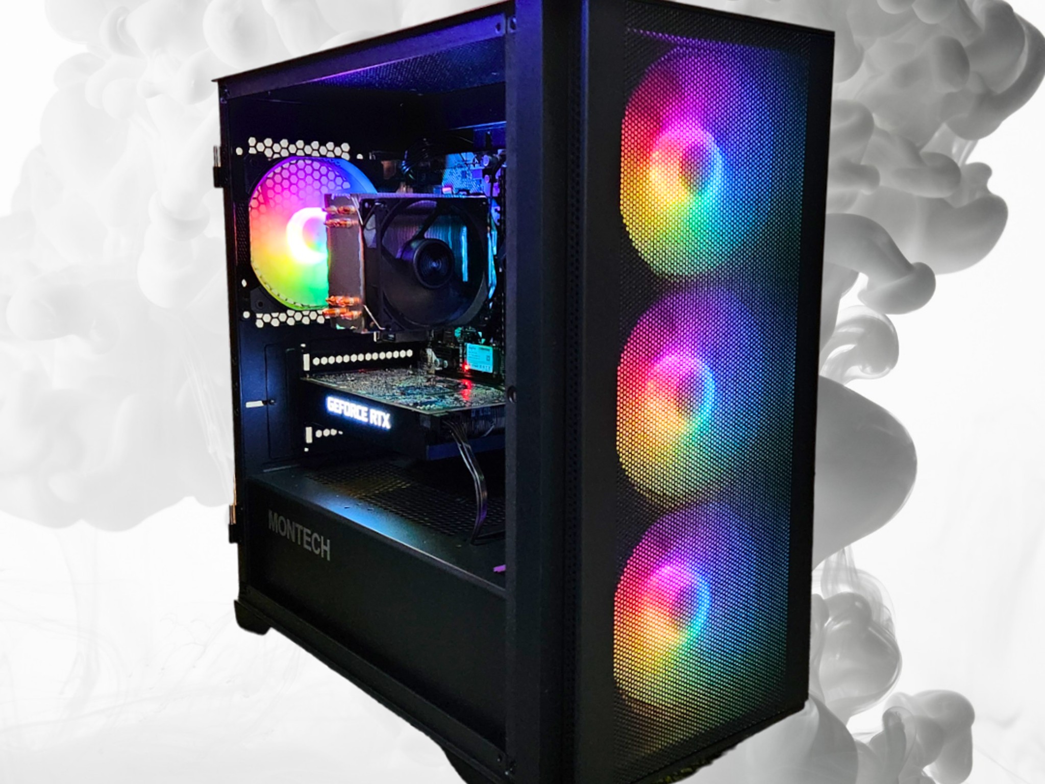 🗡Enforcer💪: RTX 2060 | Ryzen 3600x | 16GB DDR4 RAM | 512GB SSD | 4 RGB Fans | Black RGB PC