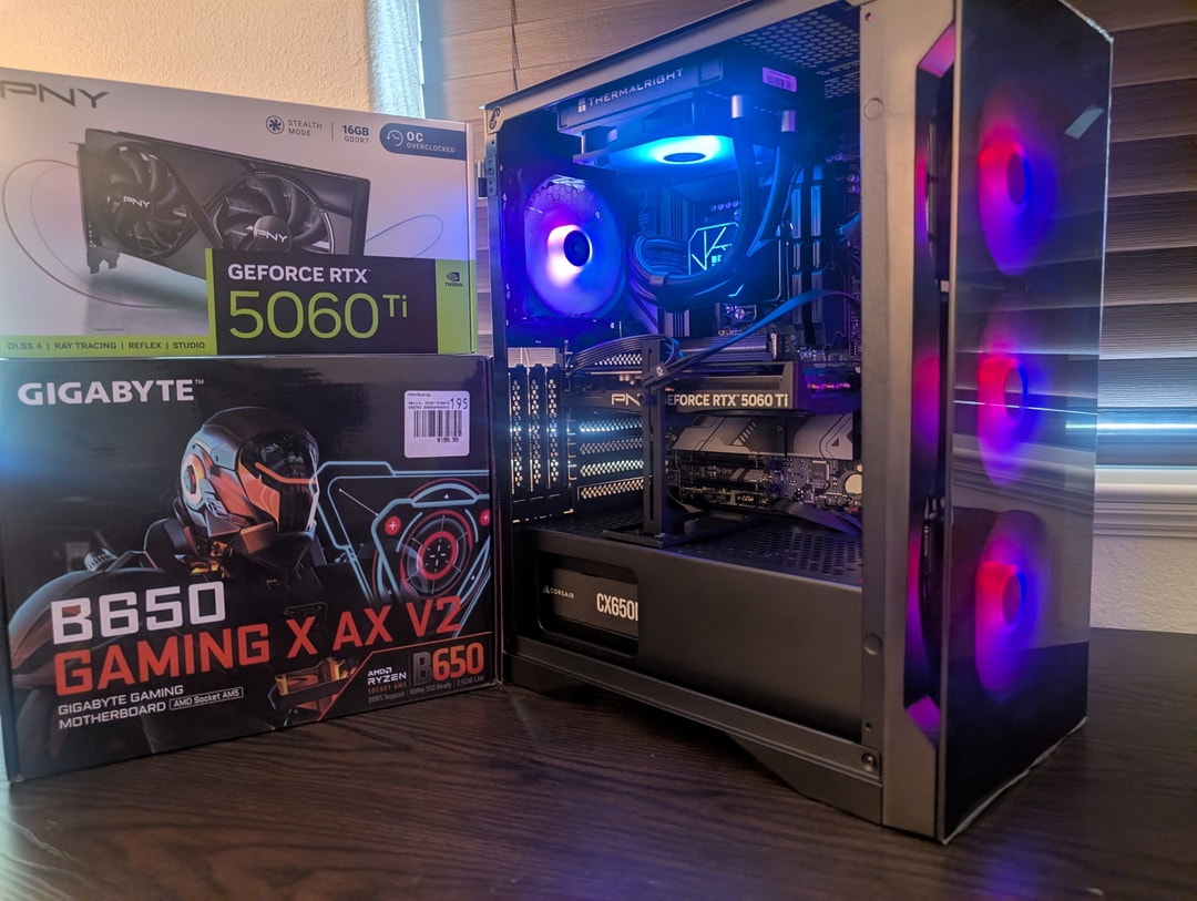 AMD Ryzen 7 7700X | RTX 5060Ti 16GB | 32GB DDR5 | 1TB NVMe SSD