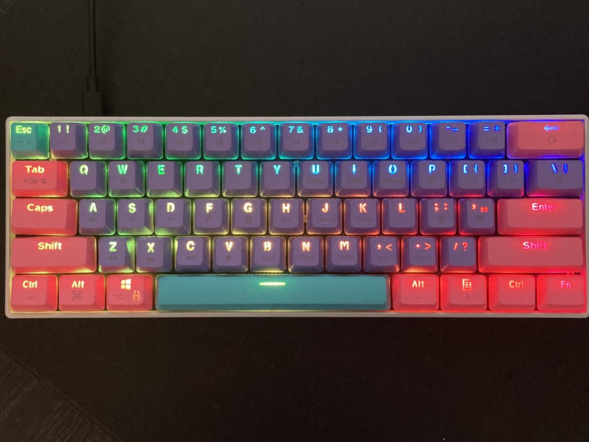 CHEAP!!! 60% Surman GS61 Mechanical Keyboard {Read Description}