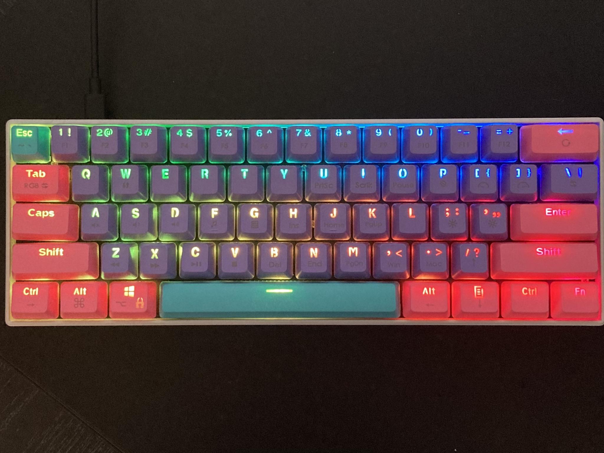 CHEAP!!! 60% Surman GS61 Mechanical Keyboard {Read Description}